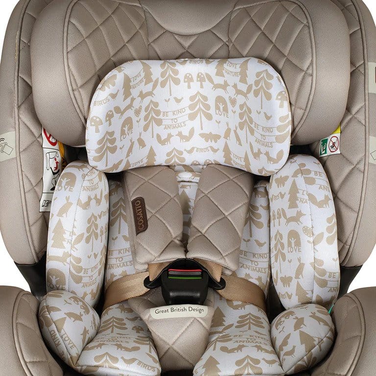 Cosatto All in All Ultra 360 Rotate i-Size Car Seat in Whisper Toddler Car Seats CT5595