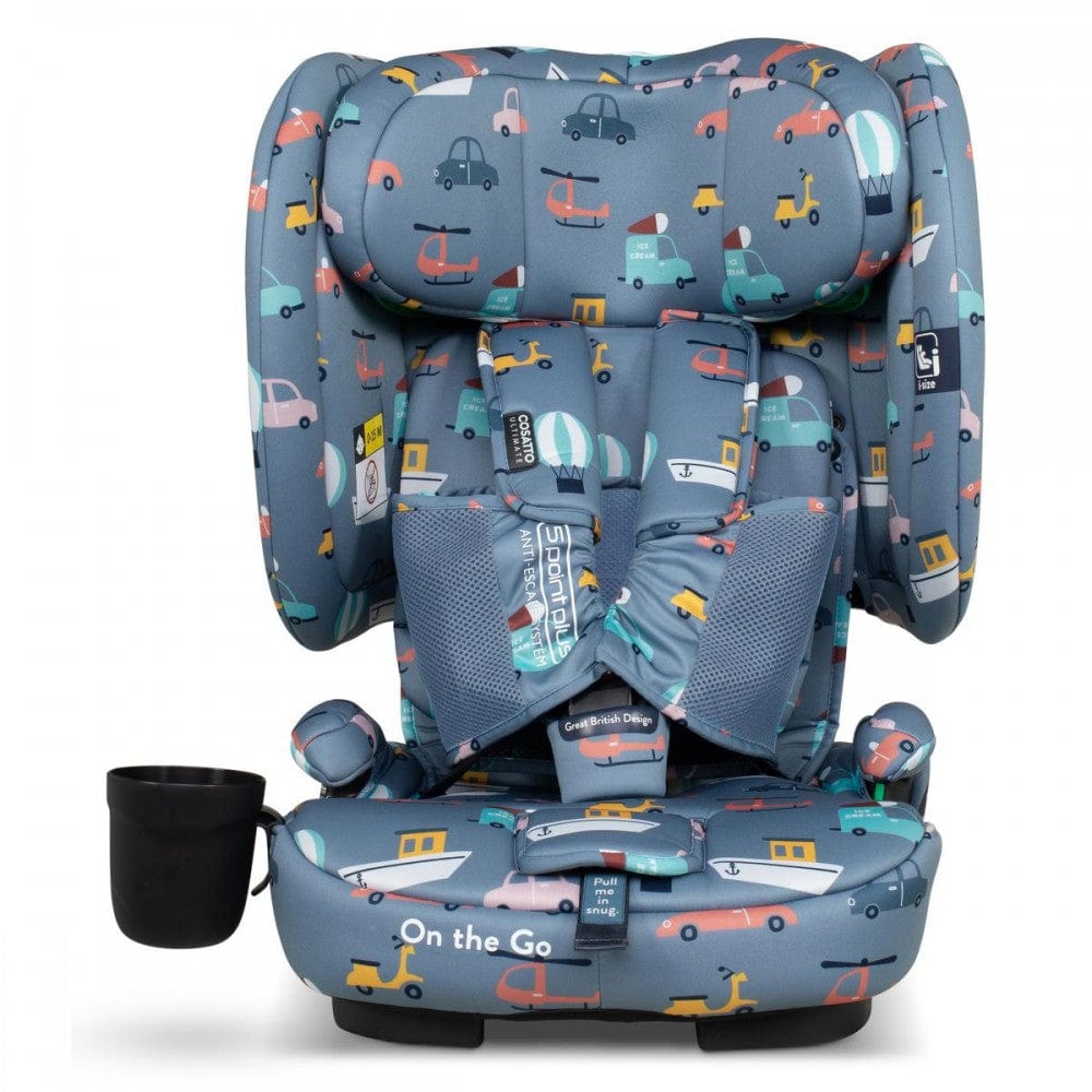 Cosatto On The Go i-Size Travel Car Seat Itchy Feet Sky Toddler Car Seats CT5924 5021645073599