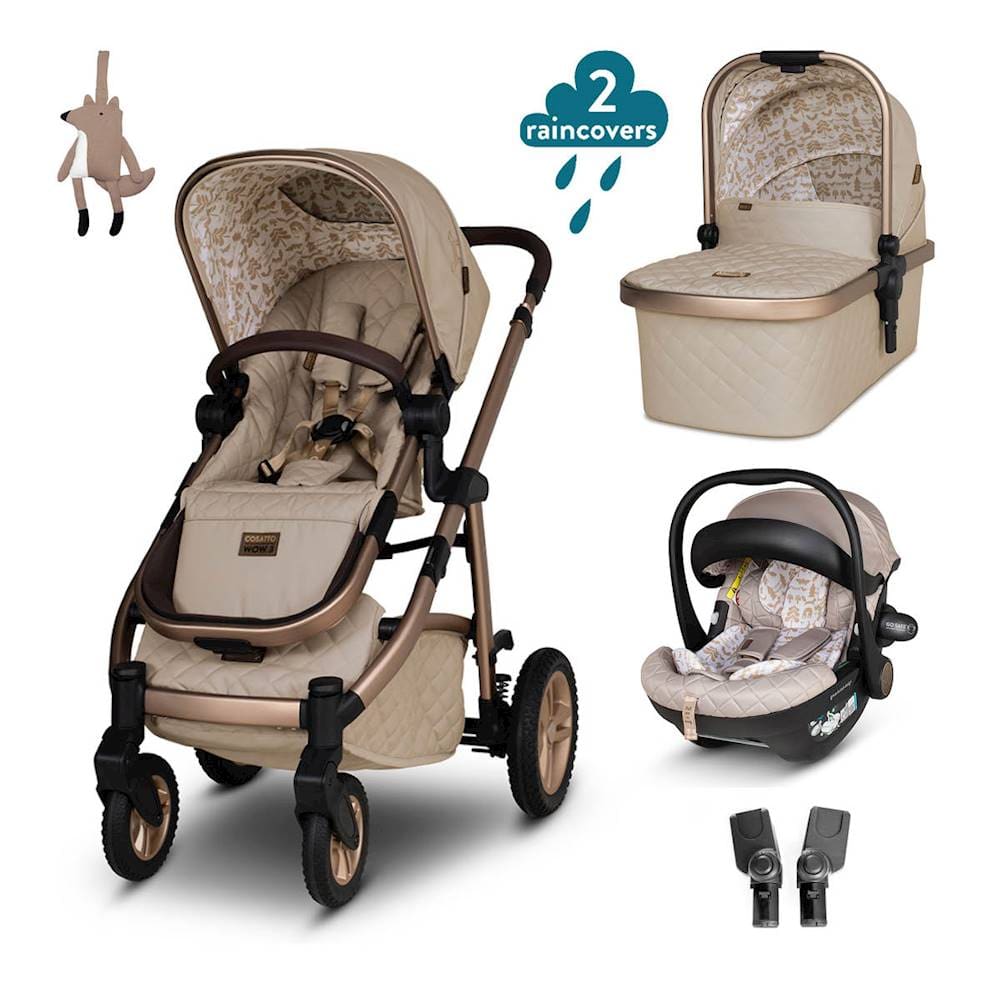 Cosatto Wow 3 Acorn Car Seat Bundle Whisper Travel Systems CT5754 5021645071892
