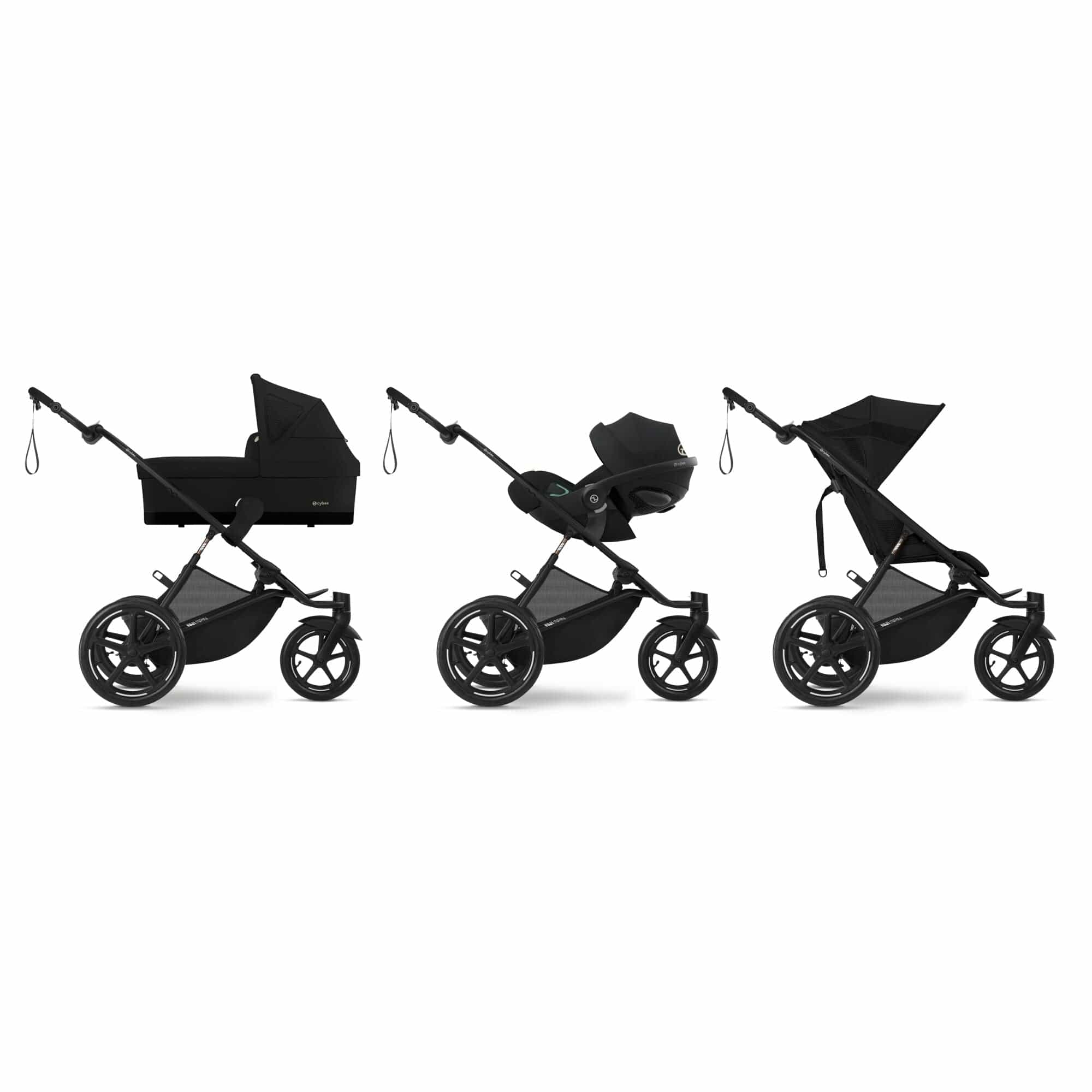 Cybex Avi Spin in Moon Black 3 Wheelers 524000613 4063846468102
