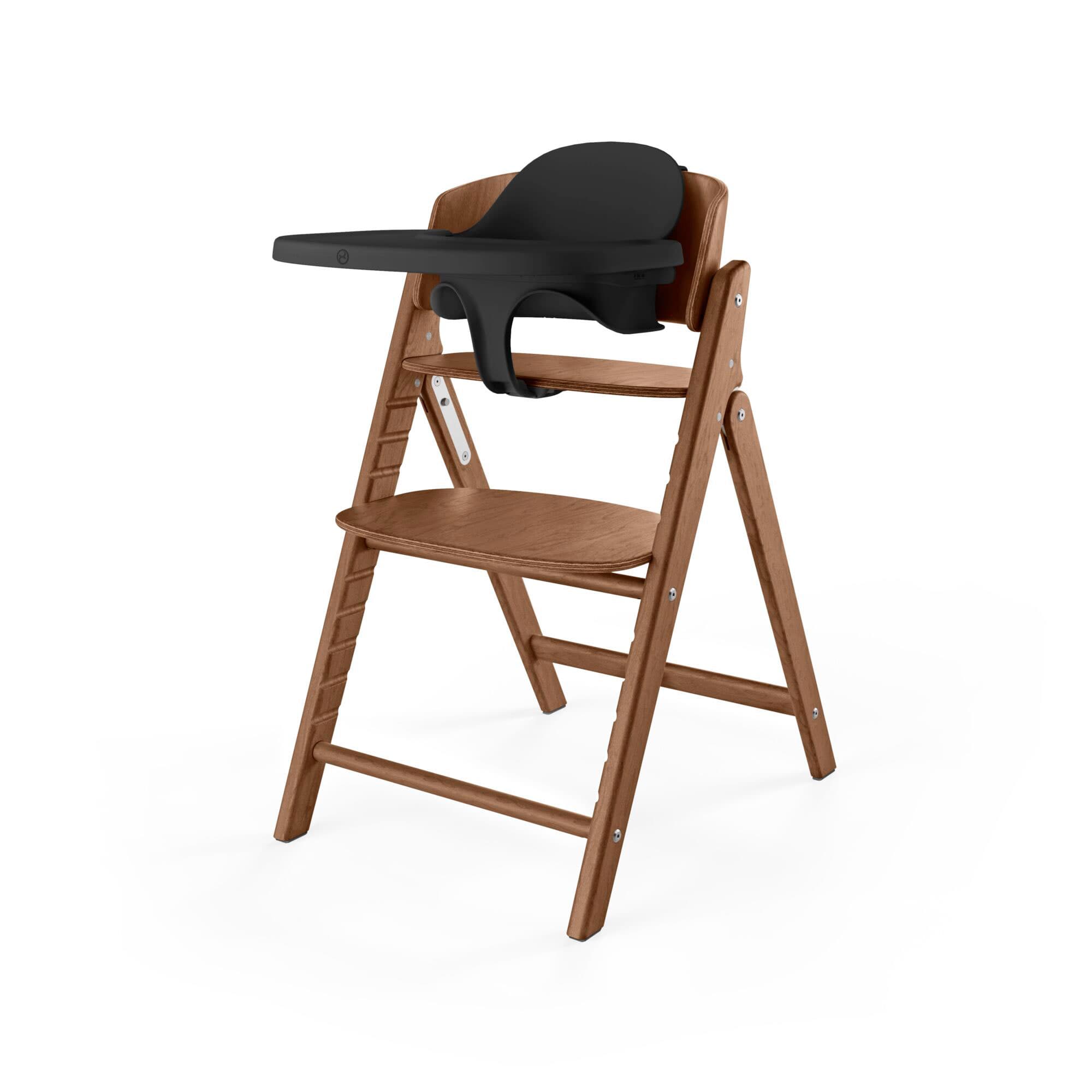 Cybex Click & Fold 3in1 High Chair in Dark Natural Baby Highchairs 525000963