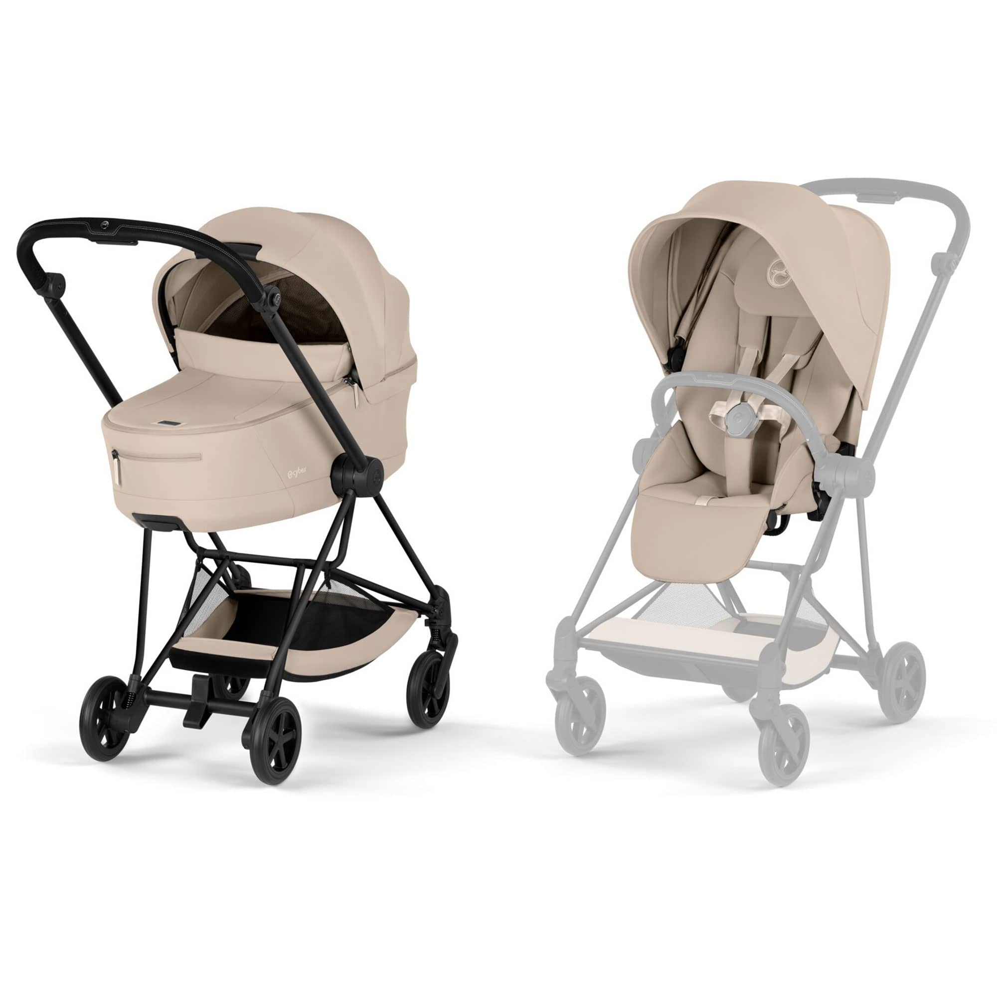 Cybex Mios Pushchair Set - Comfort Collection in Cozy Beige Baby Prams 526000109 4063846549818