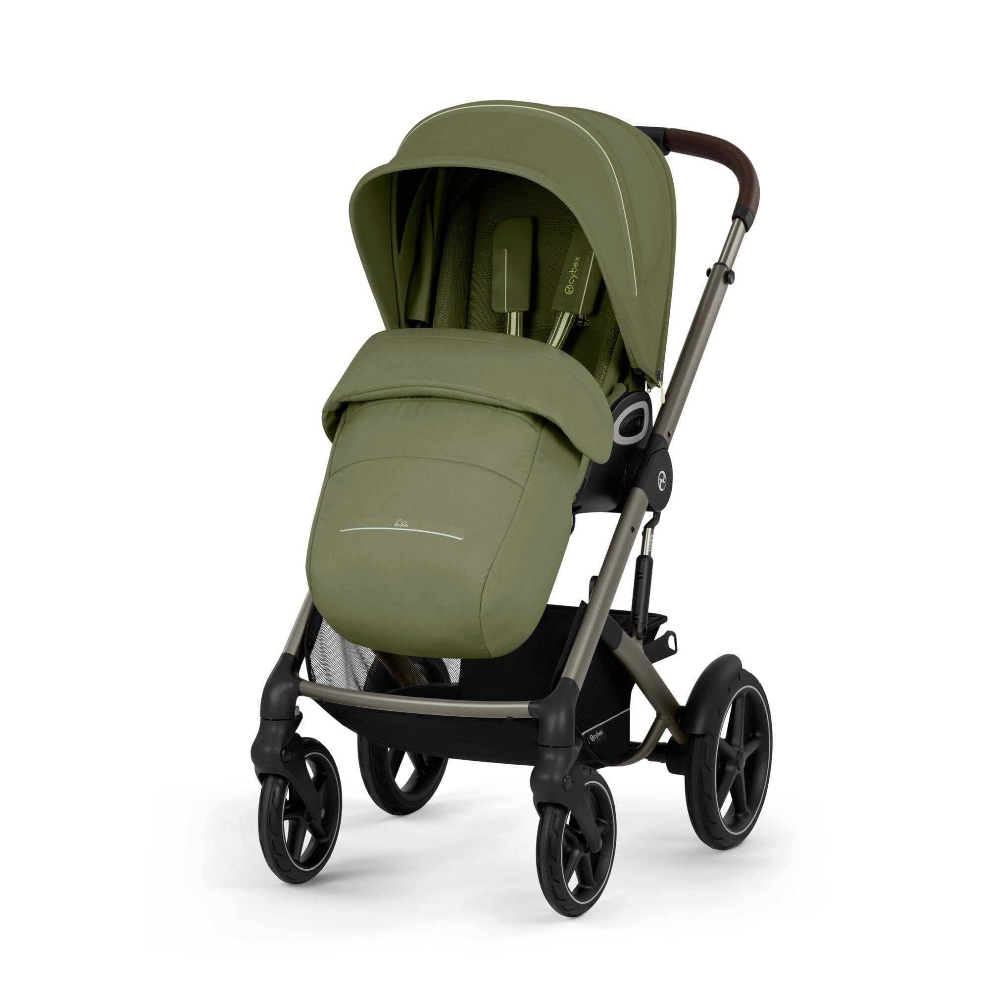 Cybex Talos S Lux 8 Piece Bundle in Moss Green Baby Prams