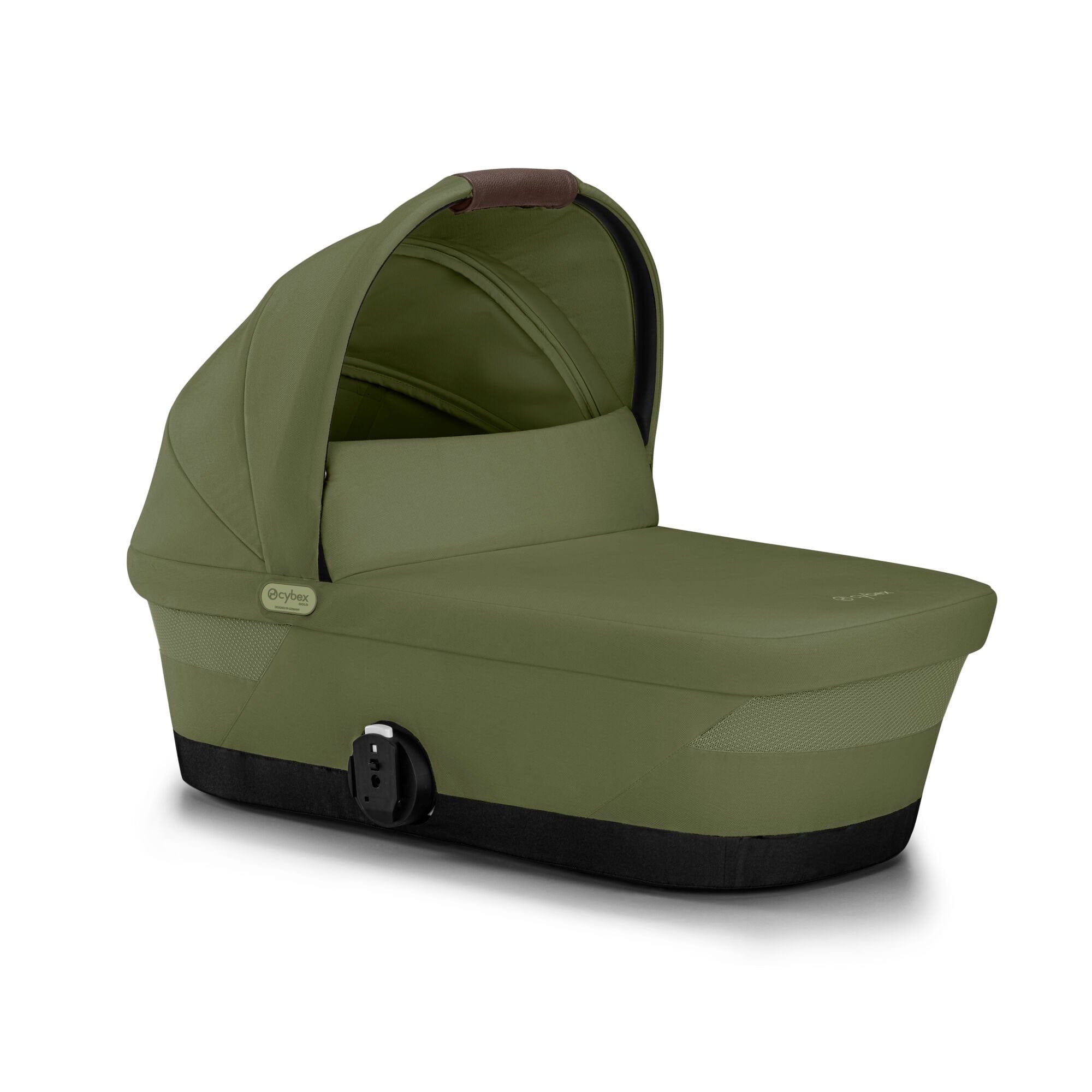 Cybex Gazelle S Cot in Moss Green Chassis & Carrycots 525000157 4063846511532
