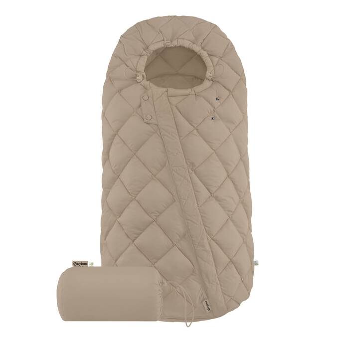 Cybex Snogga Footmuff in Almond Beige Footmuffs & Liners 524001485 4063846481330