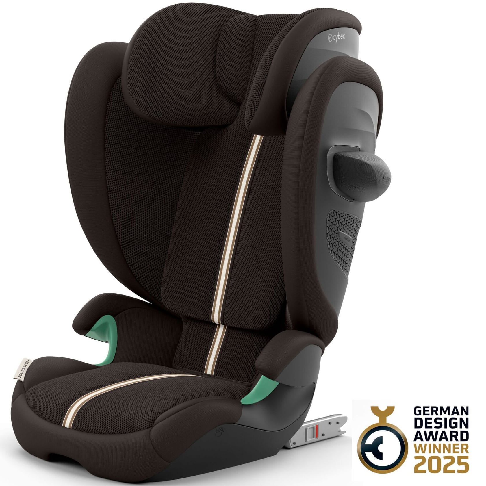 Cybex Solution G2 Plus i-Fix Highback Booster in Chocolate Brown Highback Booster Seats 526001812 4063846593453
