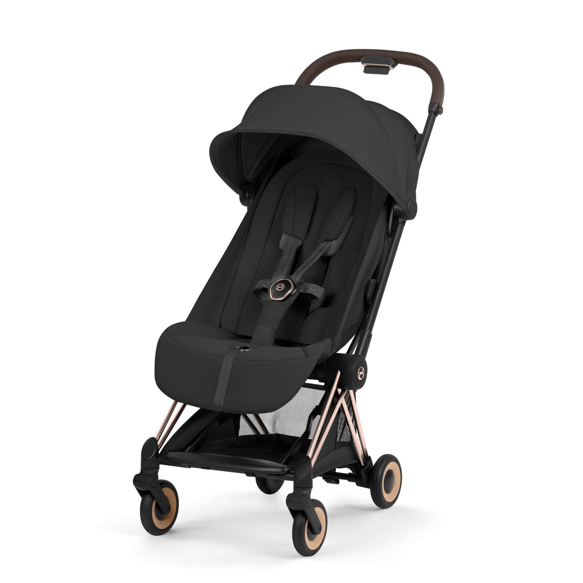 Cybex Coya Style Collection in Rose Gold/Sepia Black Pushchairs & Buggies 526000617 4063846560882