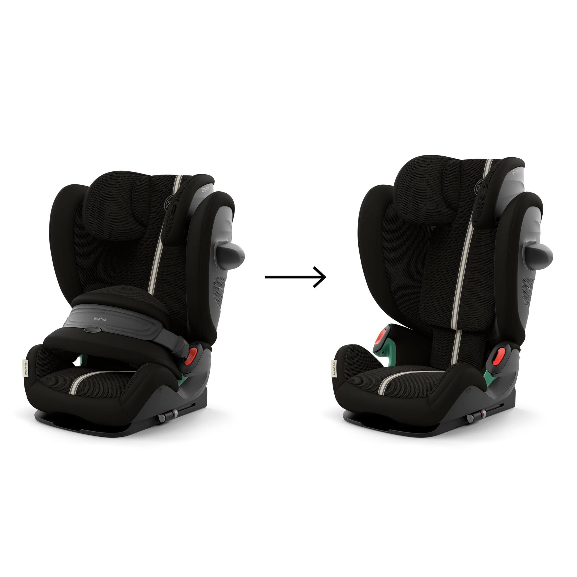 Cybex Pallas G3 Plus i-Size in Moon Black Toddler Car Seats 525000947 4063846543120
