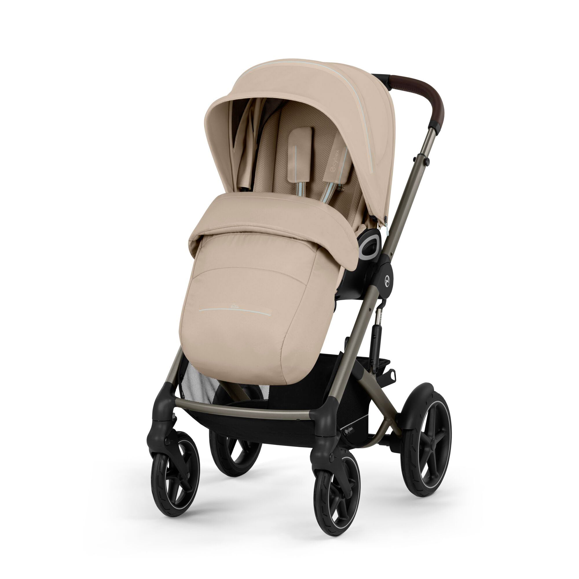 Cybex Talos S Lux 10 Piece Bundle with Cloud T in Almond Beige Travel Systems