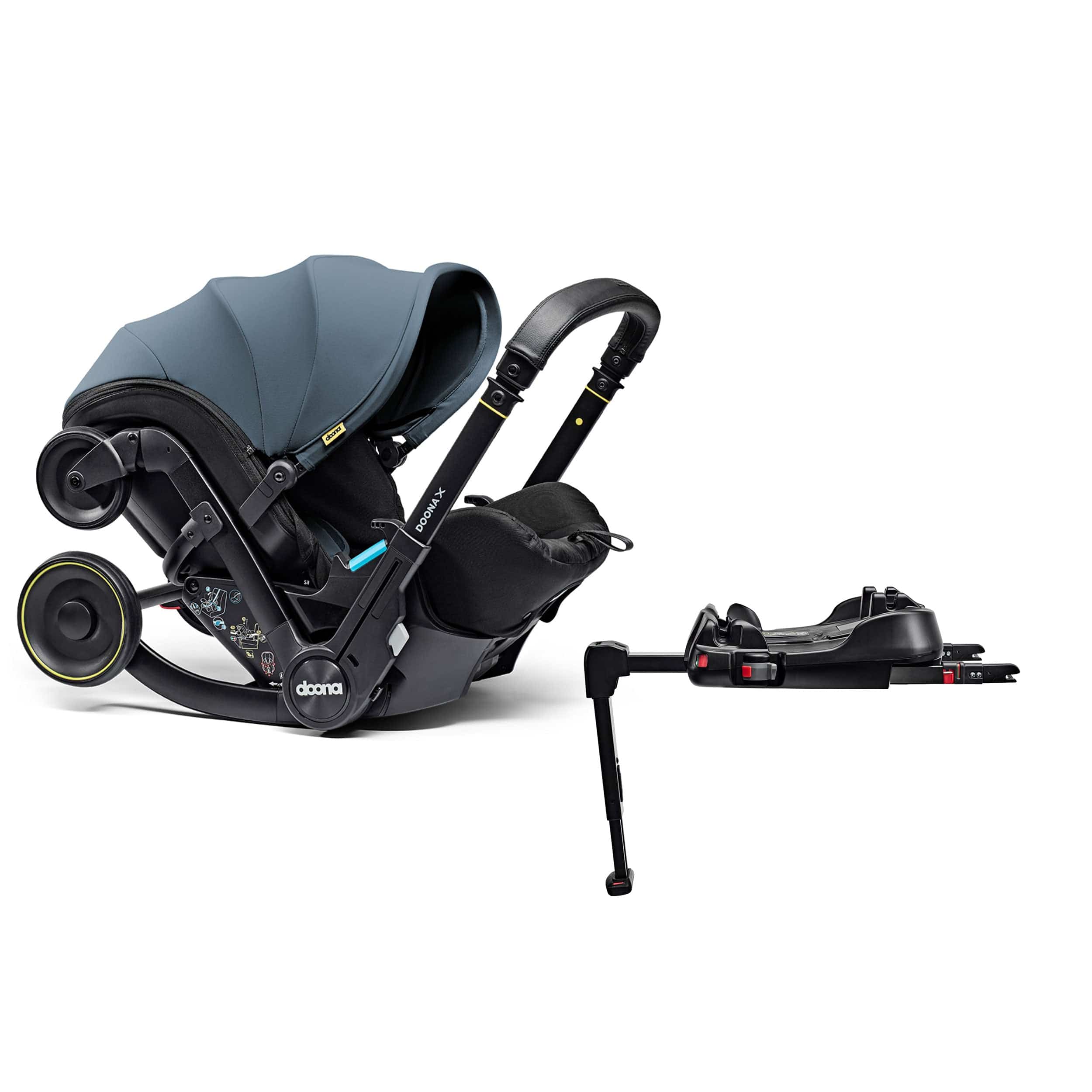 doona car seat stroller blue Doona X Infant Car Seat Stroller & X Isofix Base Ocean Blue
