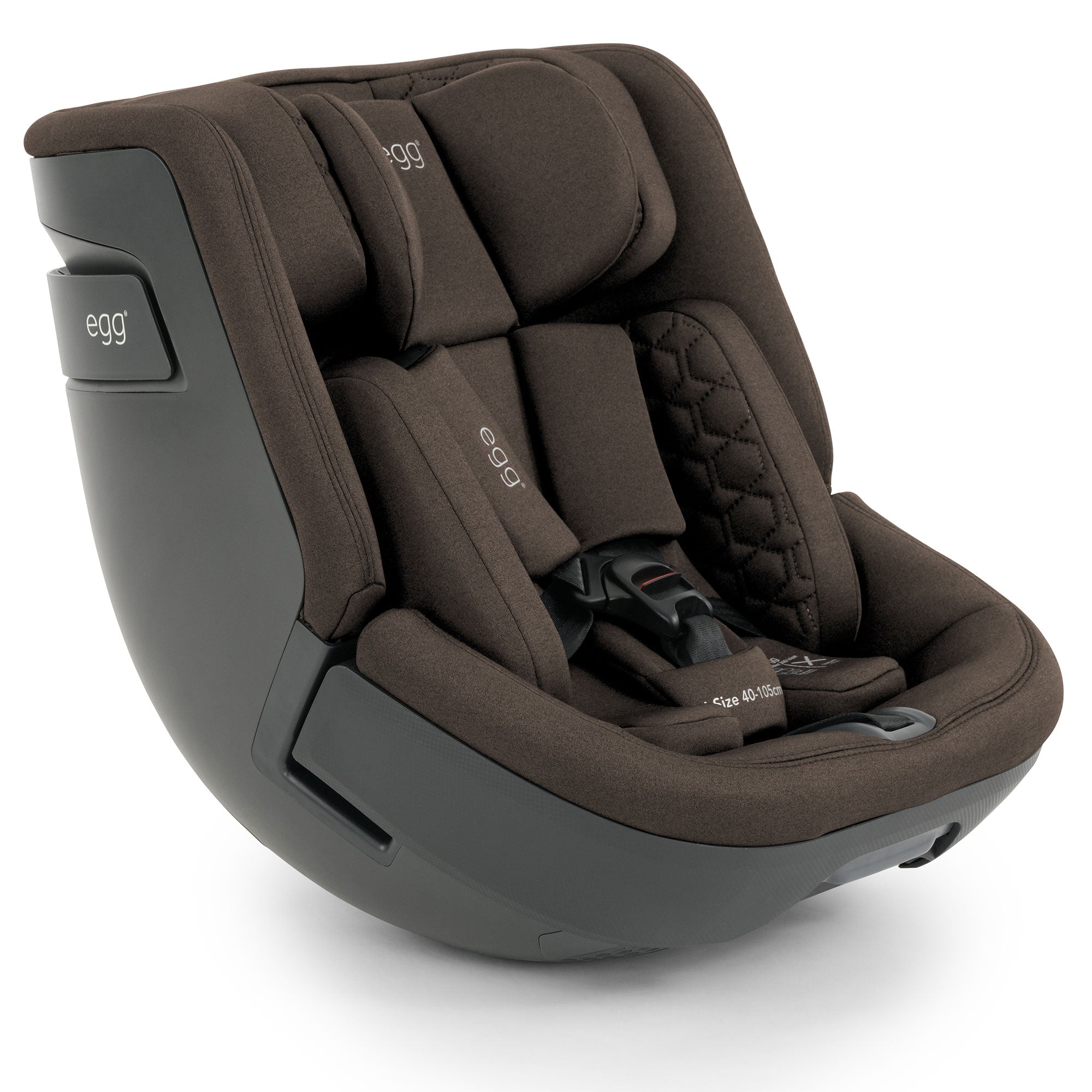 Egg Toddler 360 Car Seat in Chocolate Velvet
