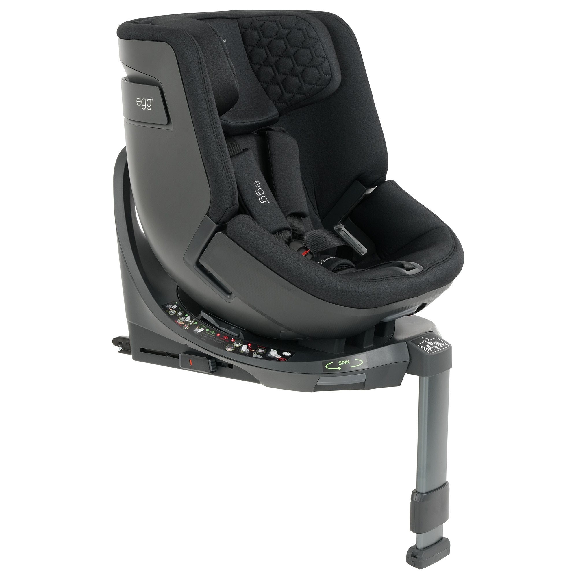 Egg Toddler 360 Car Seat in Carbonite