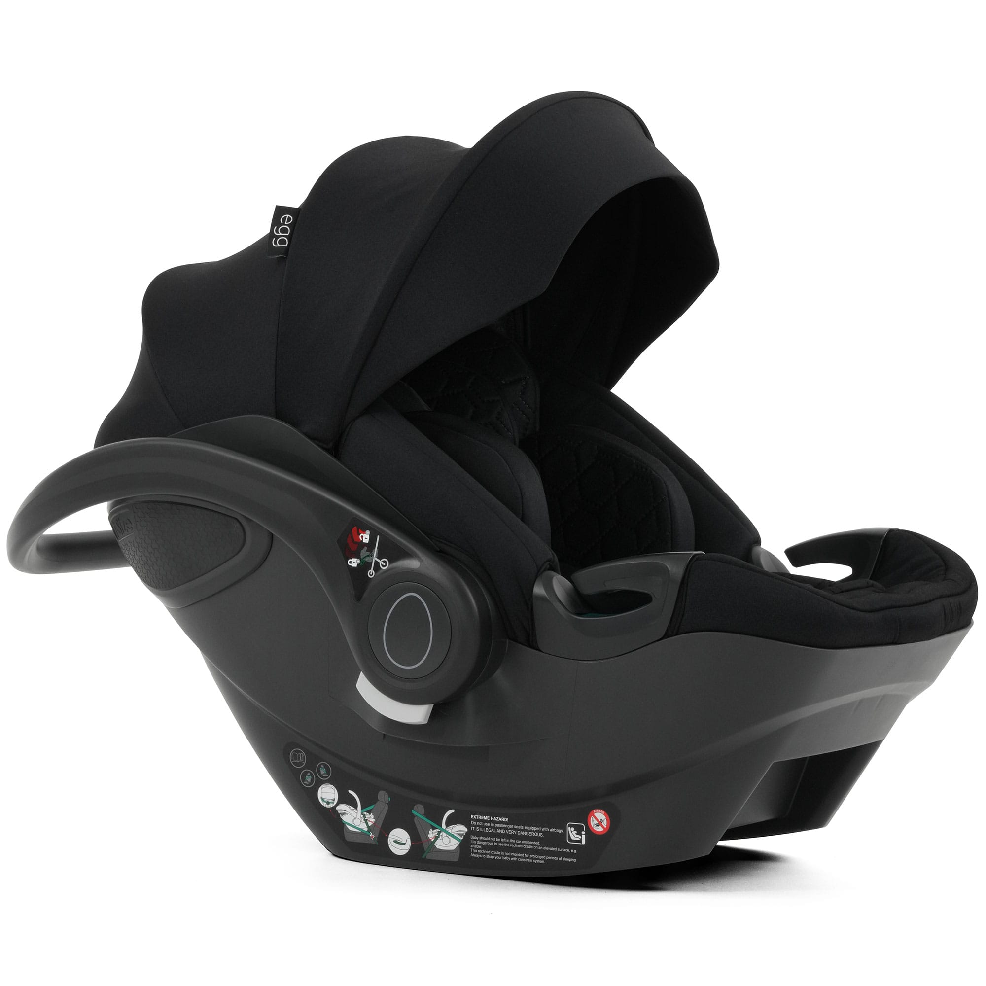 egg Shell i-Size Car Seat in Panther Baby Car Seats E3CSPA 5061058983702