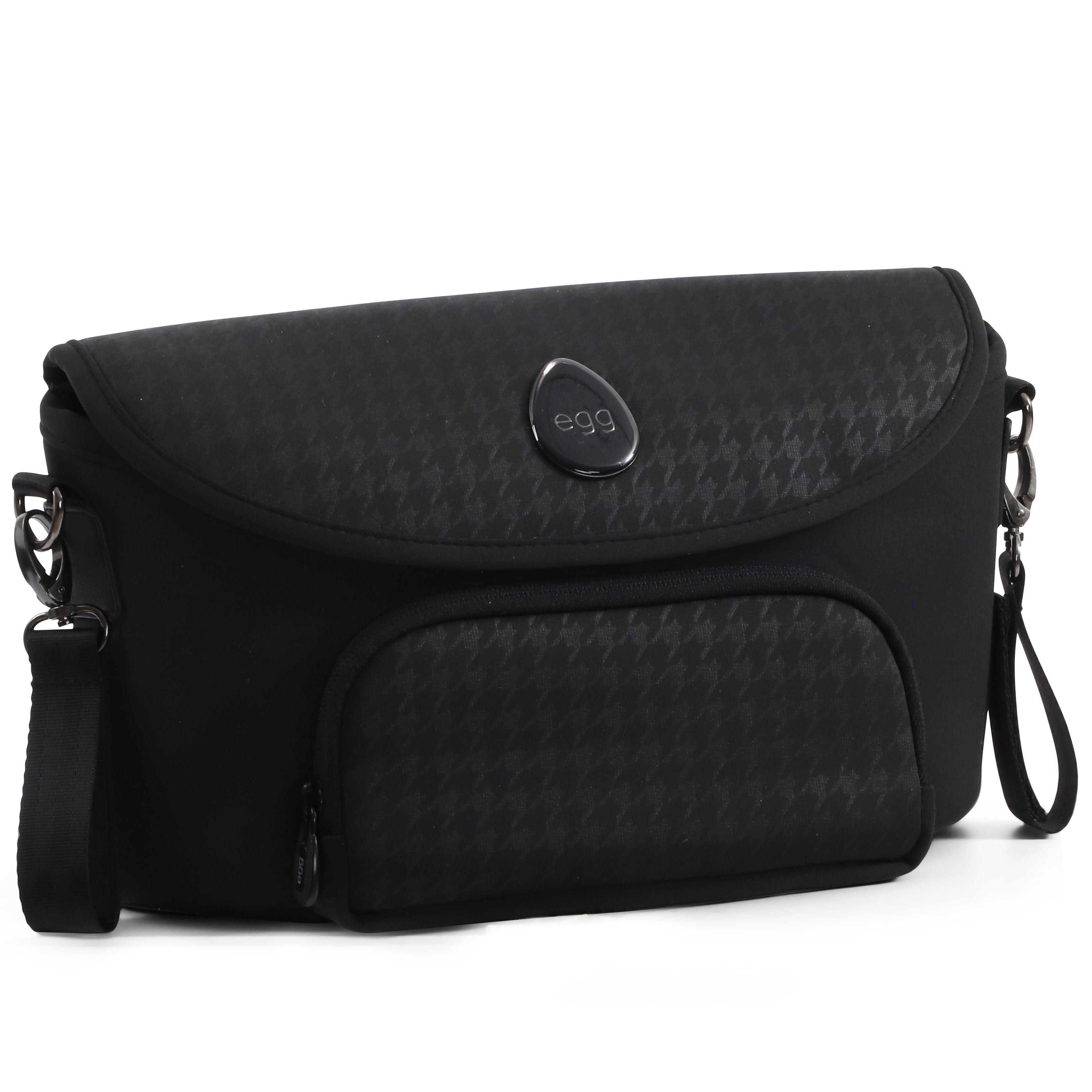 Egg3 Organiser in Houndstooth Black Pram Organiser