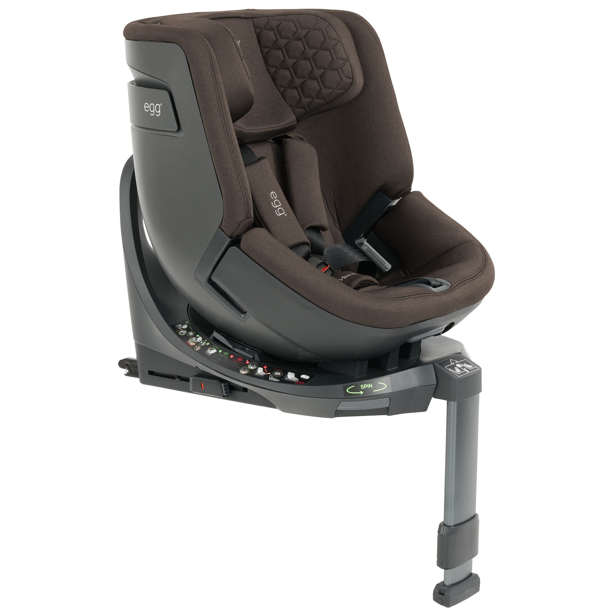 Egg Toddler 360 Car Seat in Chocolate Velvet Toddler Car Seats E3TCCV-1 5061058984389