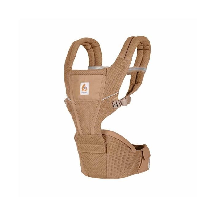 Ergobaby Alta 2-in-1 Hip Seat & Carrier in Camel Brown Baby Carriers BCHIPSFMCMLBRN 1220000209121