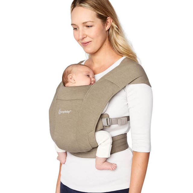 Ergobaby Embrace Carrier in Soft Olive Baby Carriers BCEMAOLIVE 1220000206755