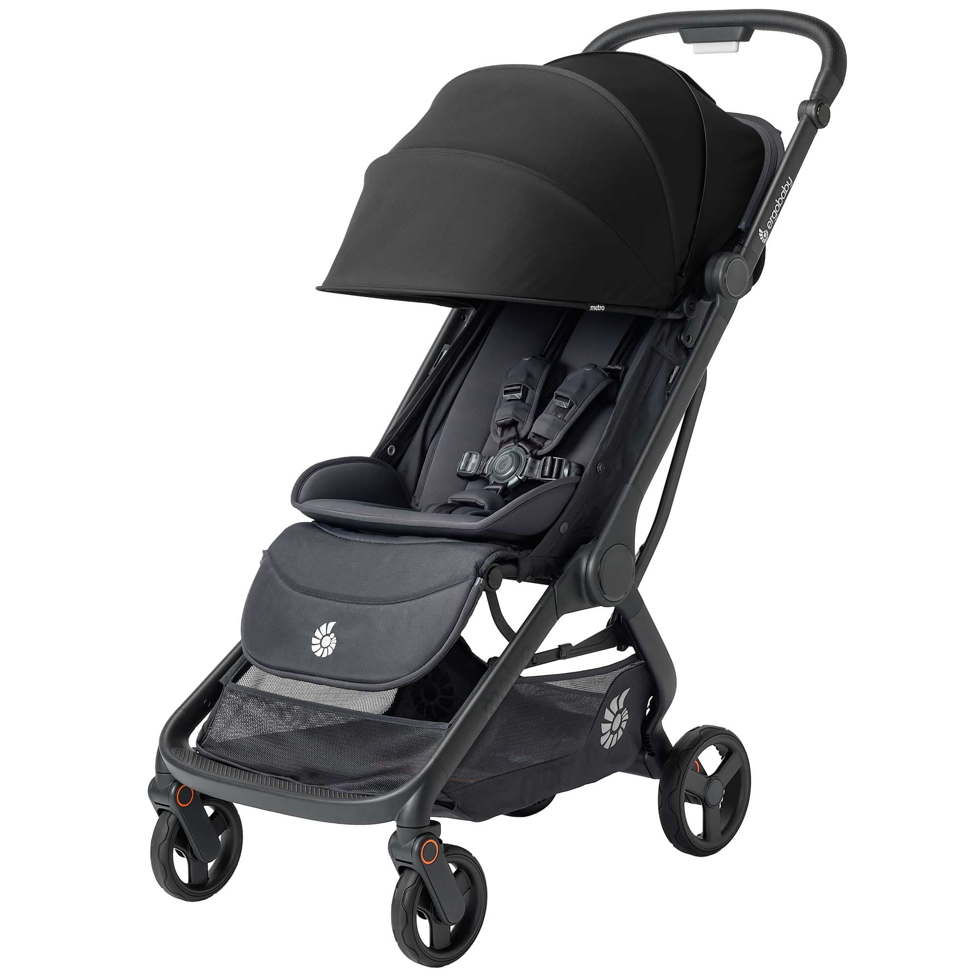 Ergobaby Metro 3 Compact City Stroller in Onyx Black Pushchairs & Buggies METRO3ONYXUK 1220000210080