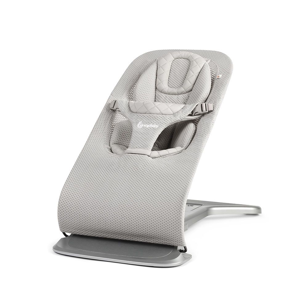 ErgoBaby Evolve Mesh Bouncer in Light Grey Rocking Bouncing Cradles 657284 EVLBNCLTGRYMSHUK