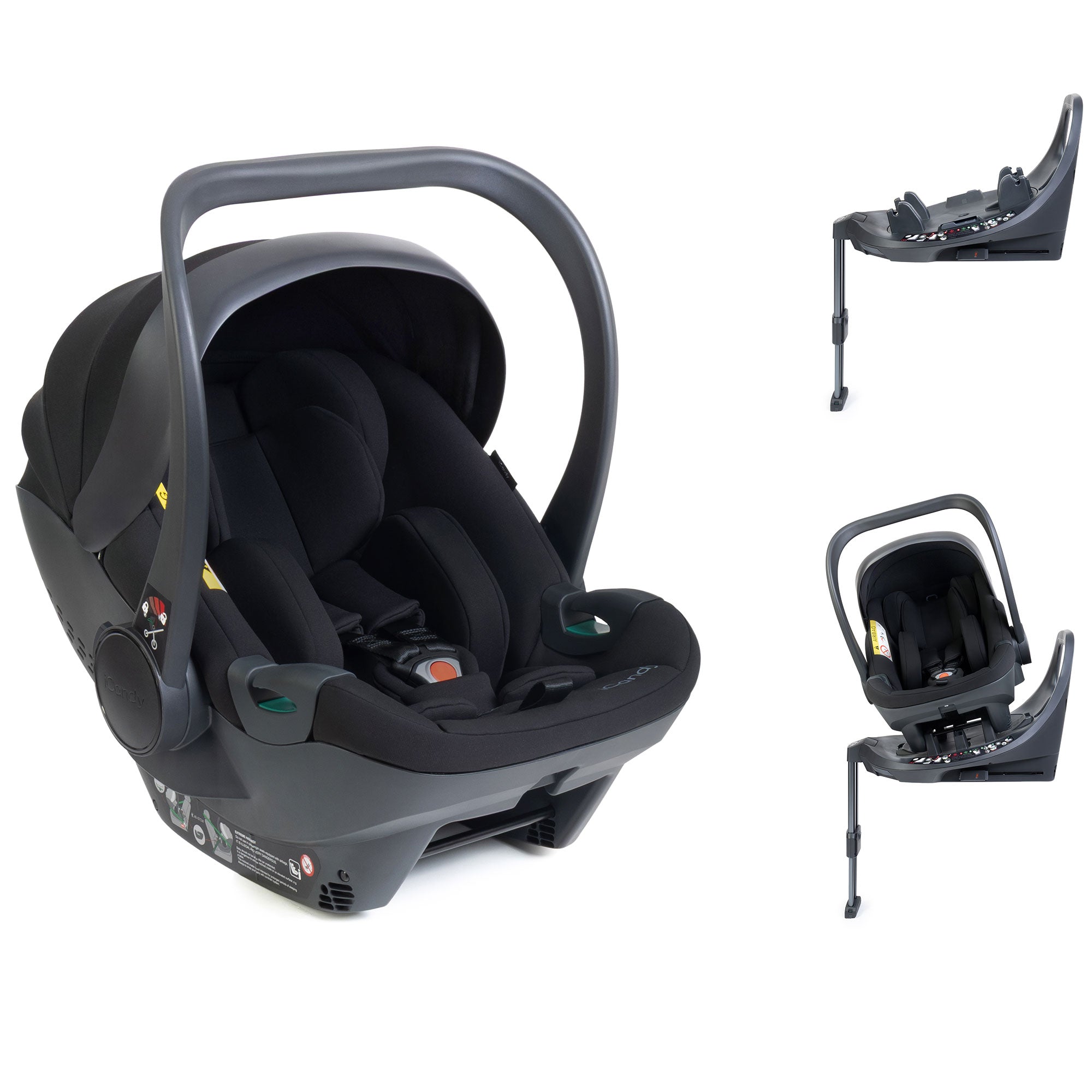 iCandy Cocoon 360 Infant Carrier & Base in Black