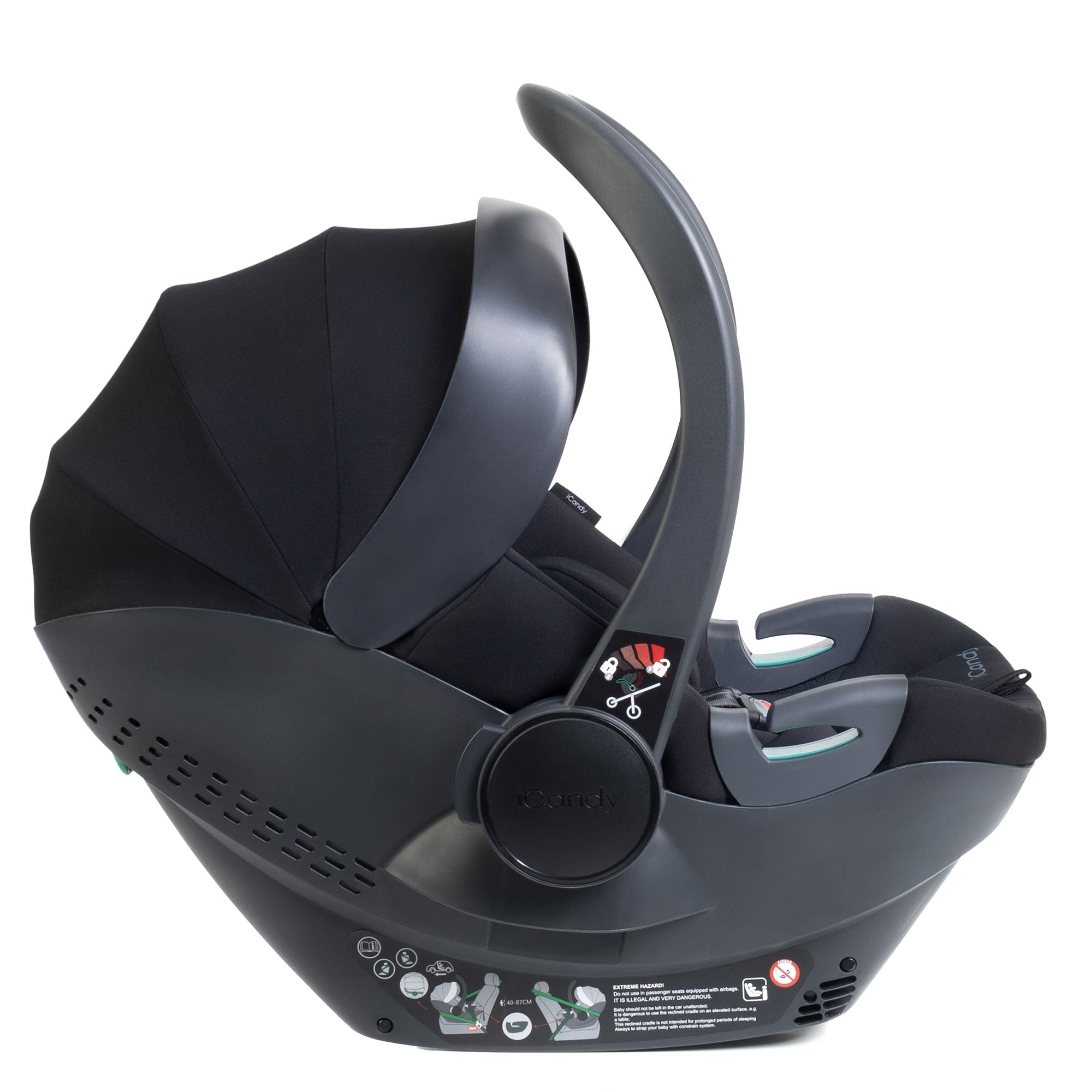 iCandy Cocoon 360 Infant Carrier & Base in Black