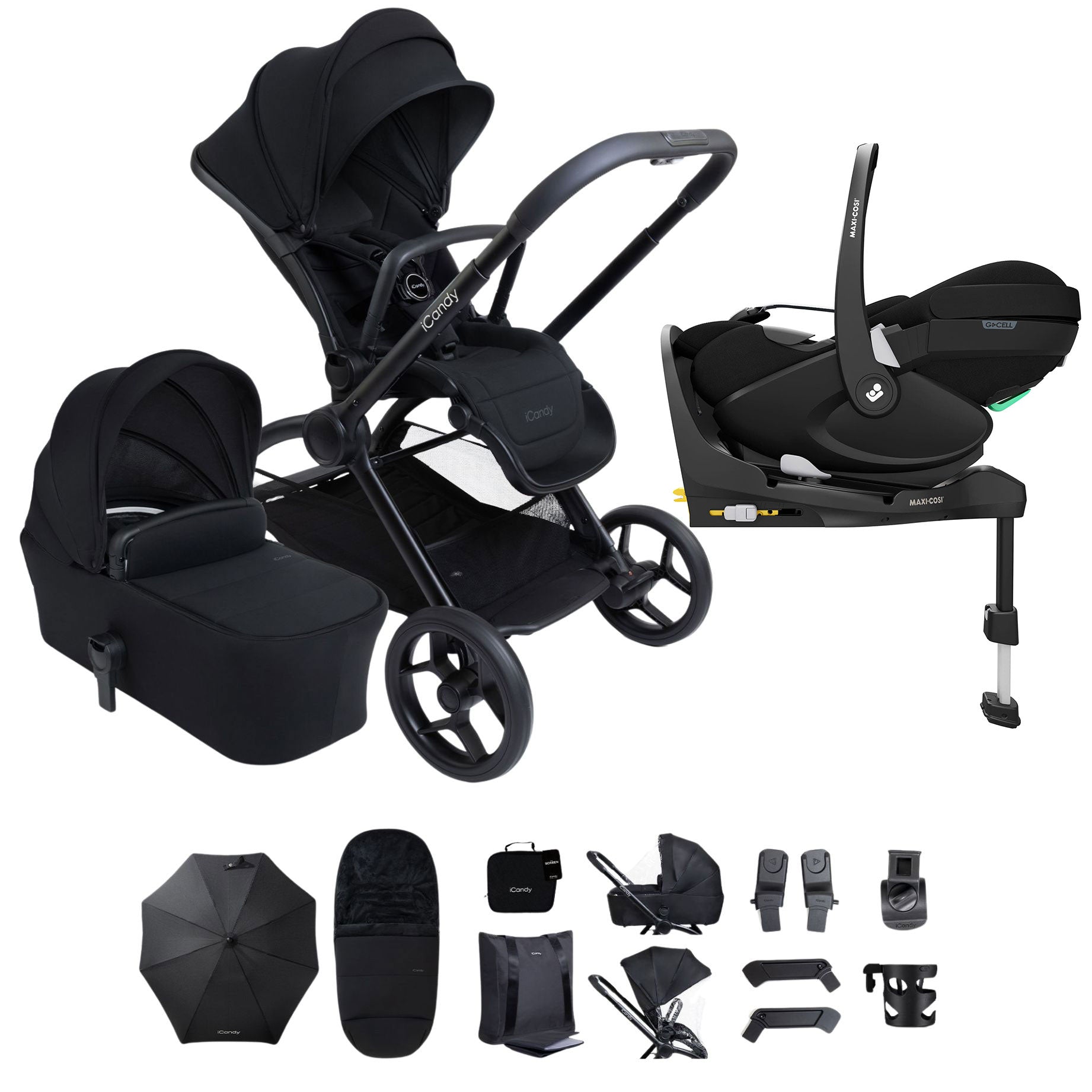 iCandy Core 2 Complete Maxi-Cosi Bundle in Black