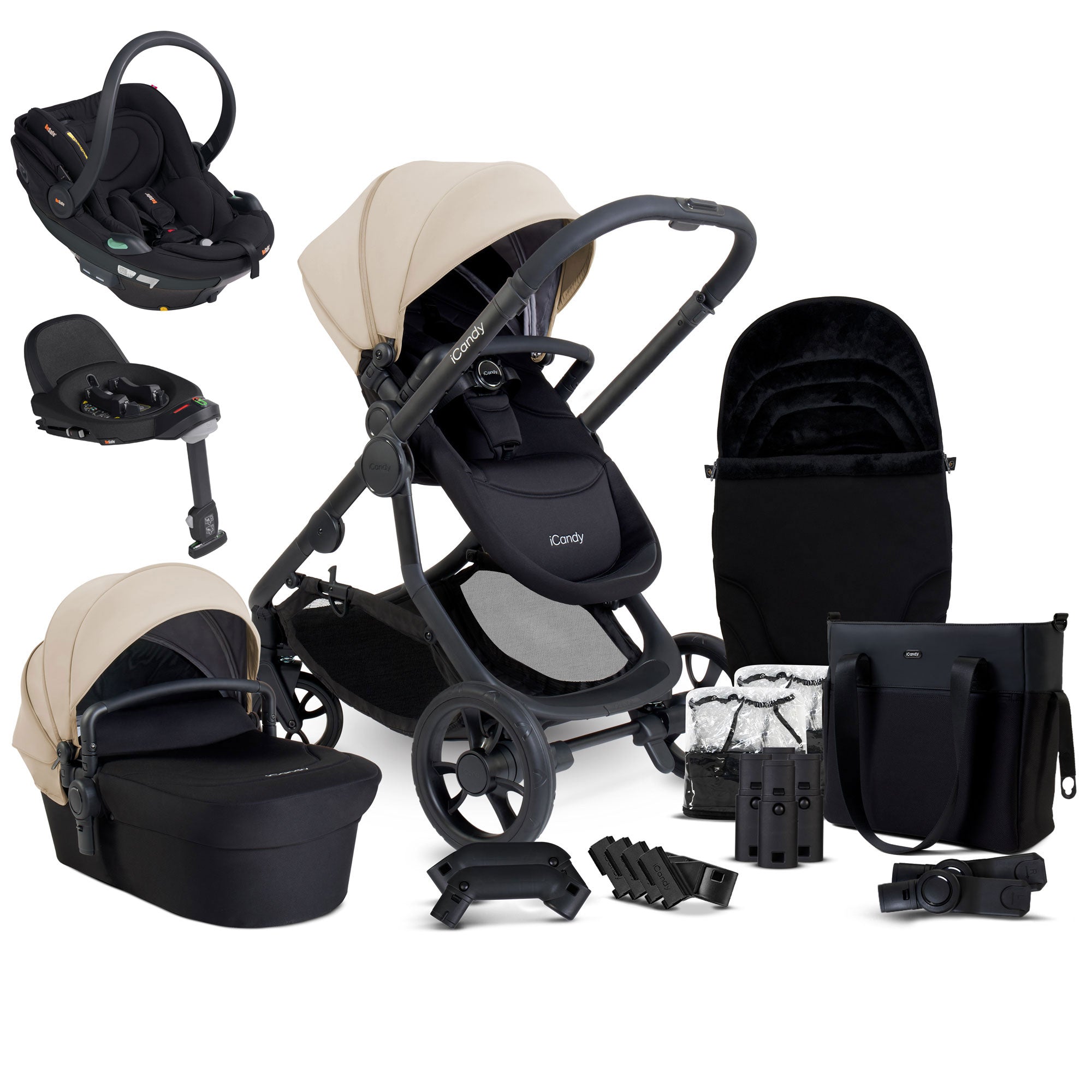 iCandy Orange 4 BeSafe Travel System in Latte