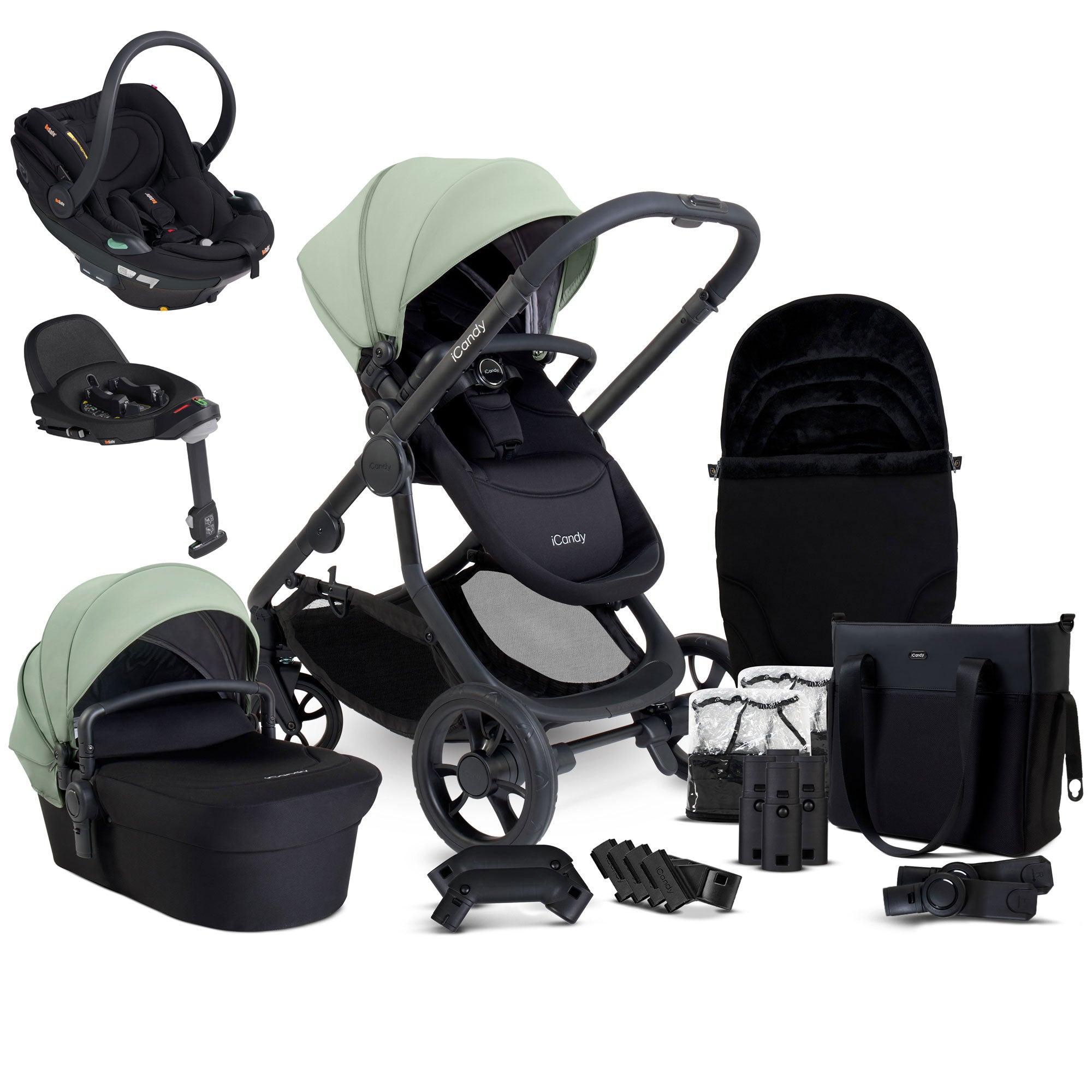 iCandy Orange 4 BeSafe Travel System in Pistachio