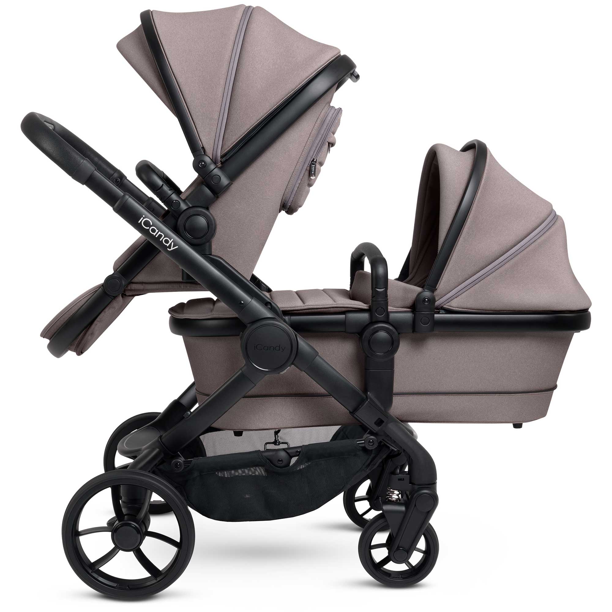 iCandy Peach 7 Double Complete Maxi-Cosi Travel System in Porcini