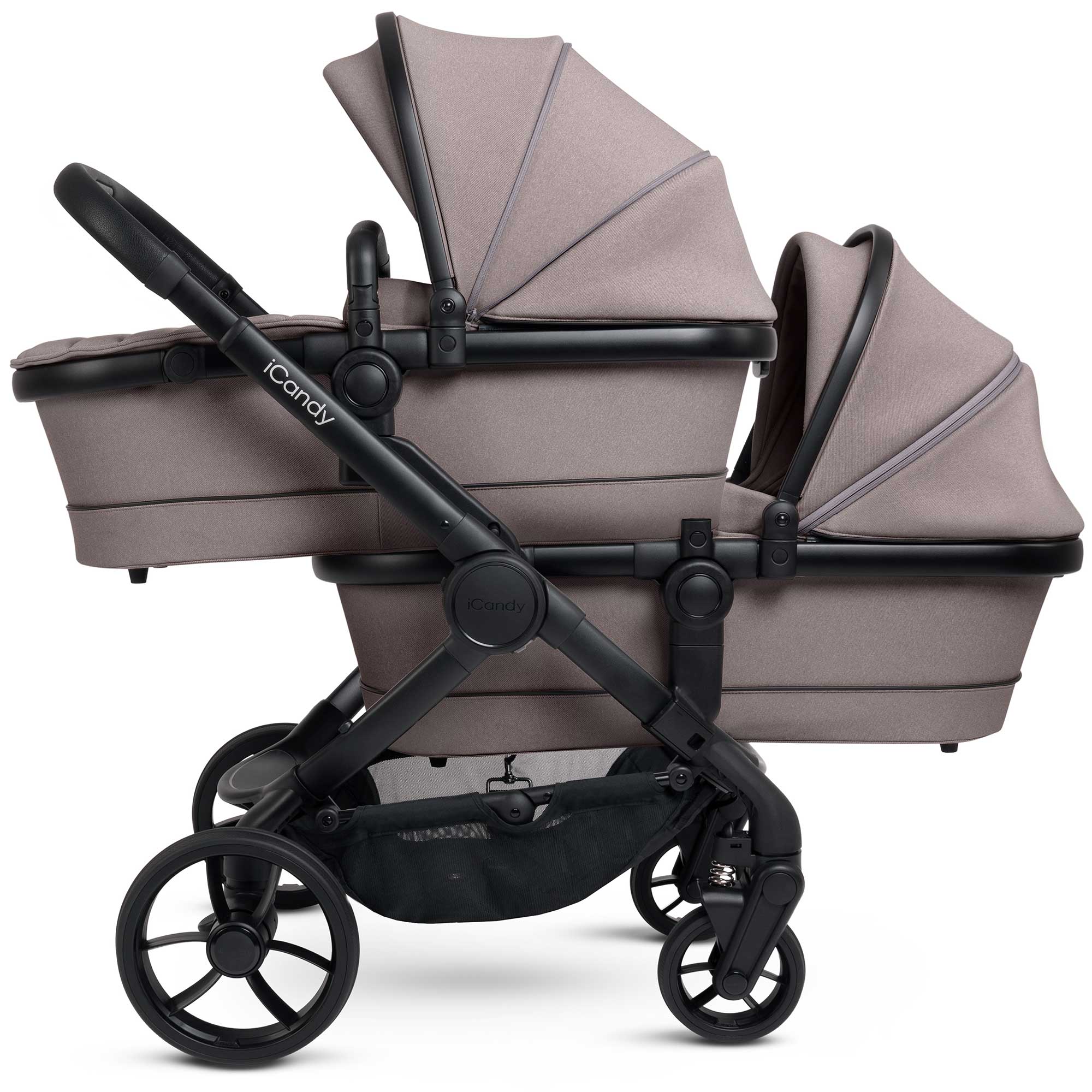 iCandy Peach 7 Twin Cybex Bundle in Porcini