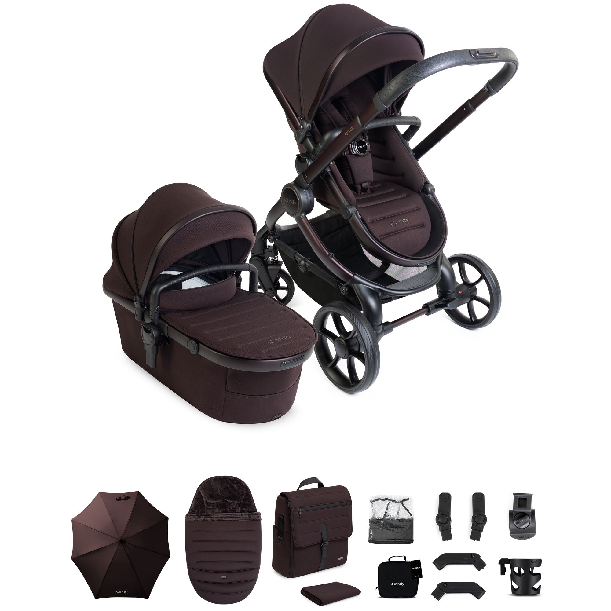 iCandy Peach 8 Editions Complete Bundle in Coffee Bean