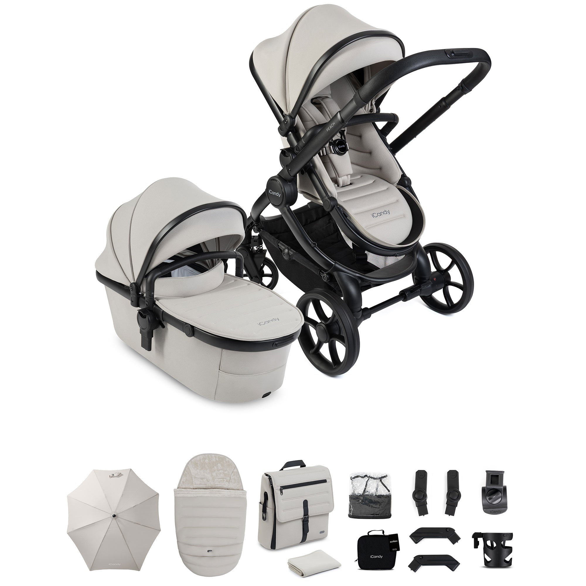iCandy Peach 8 Complete Bundle in Taupe