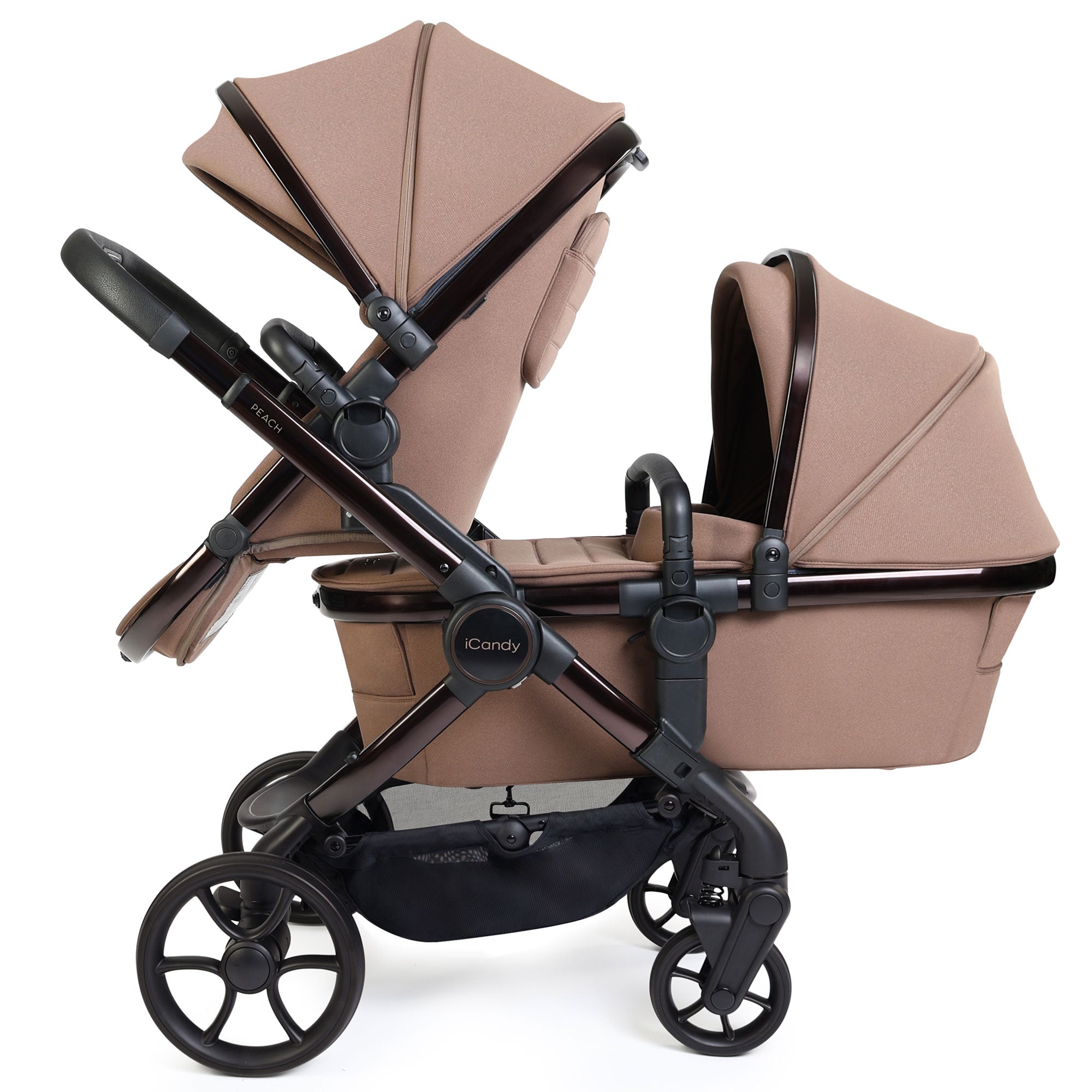 iCandy Peach 8 Editions Double Complete Maxi-Cosi Bundle in Coco