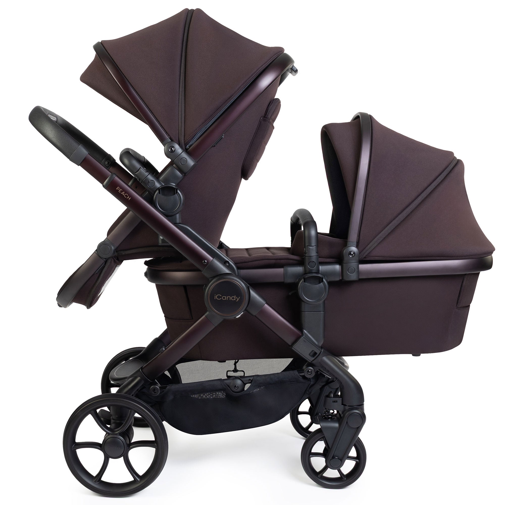 iCandy Peach 8 Editions Double Complete Maxi-Cosi Bundle in Coffee Bean