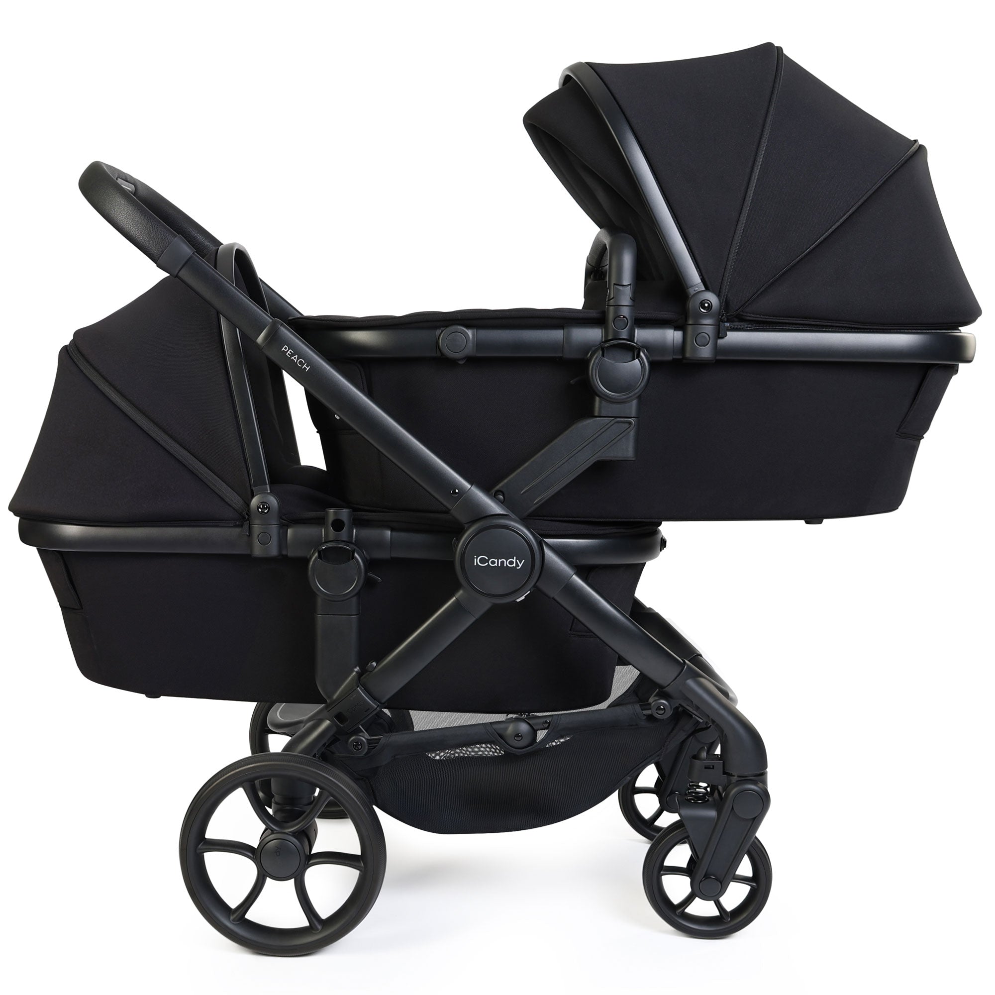 iCandy Peach 8 Twin Complete Bundle in Black