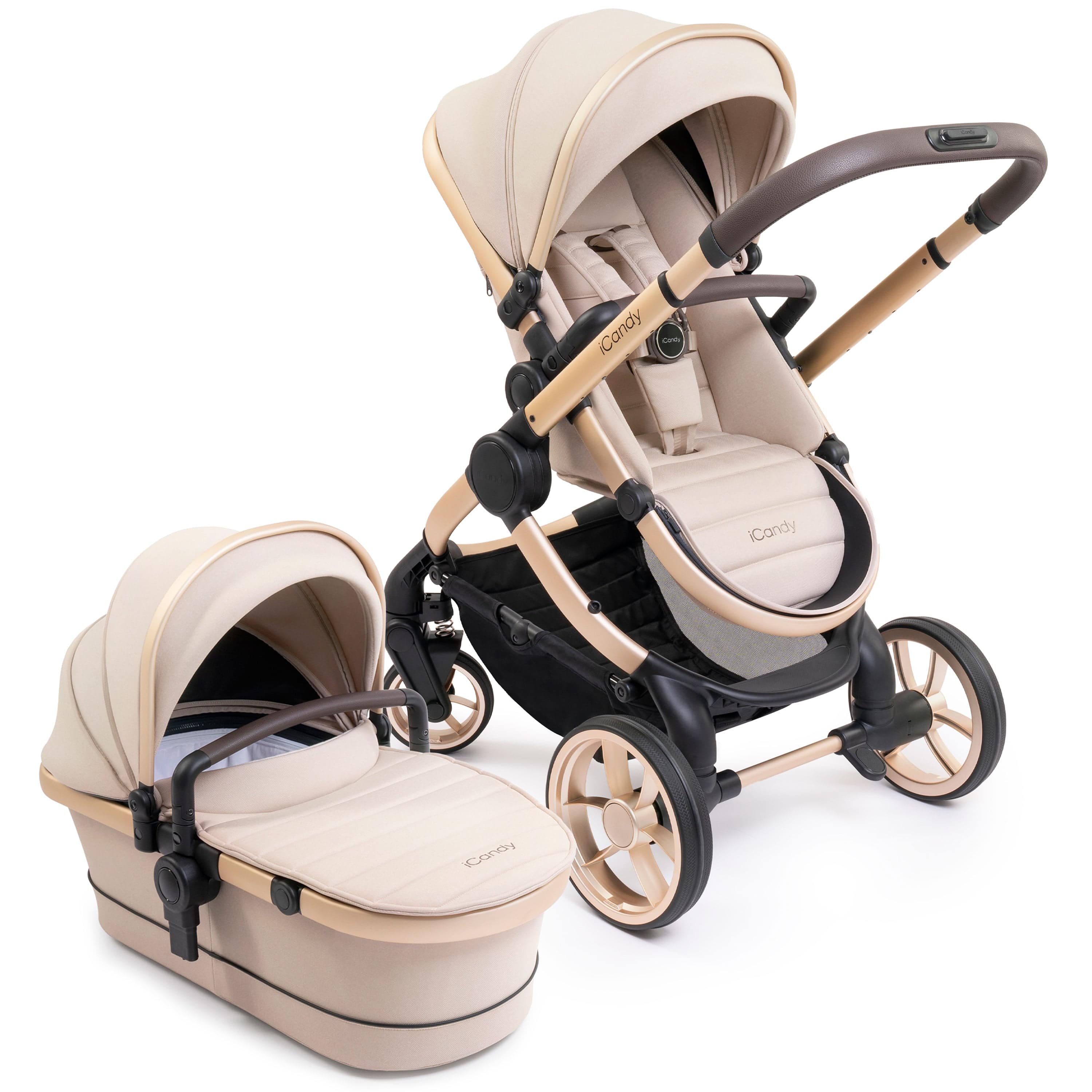 iCandy Peach 7 Complete Bundle in Biscotti Baby Prams IC2728 5010334052441