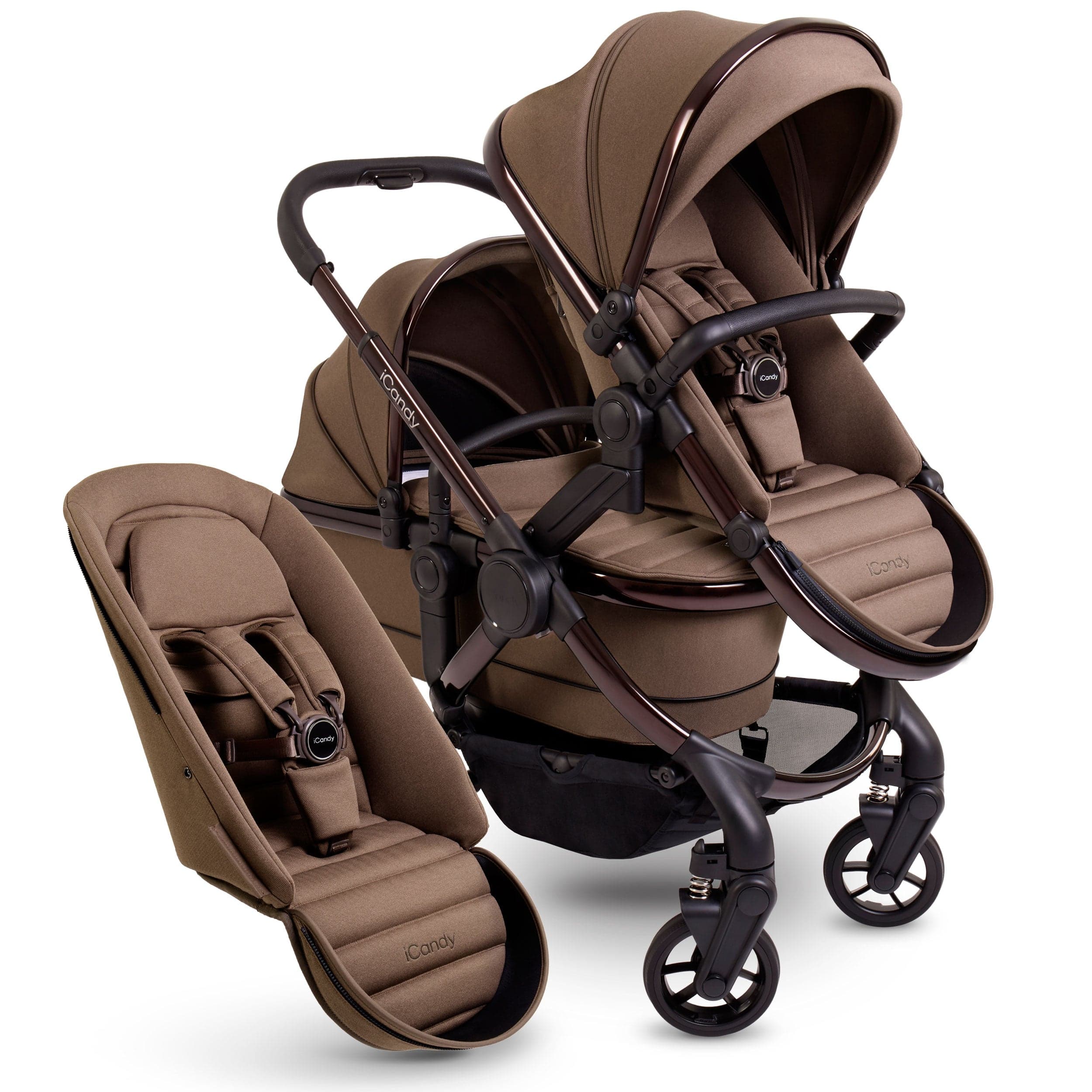 iCandy Peach 7 Double Combo Set in Coco Double & Twin Prams IC2931 5010334056913
