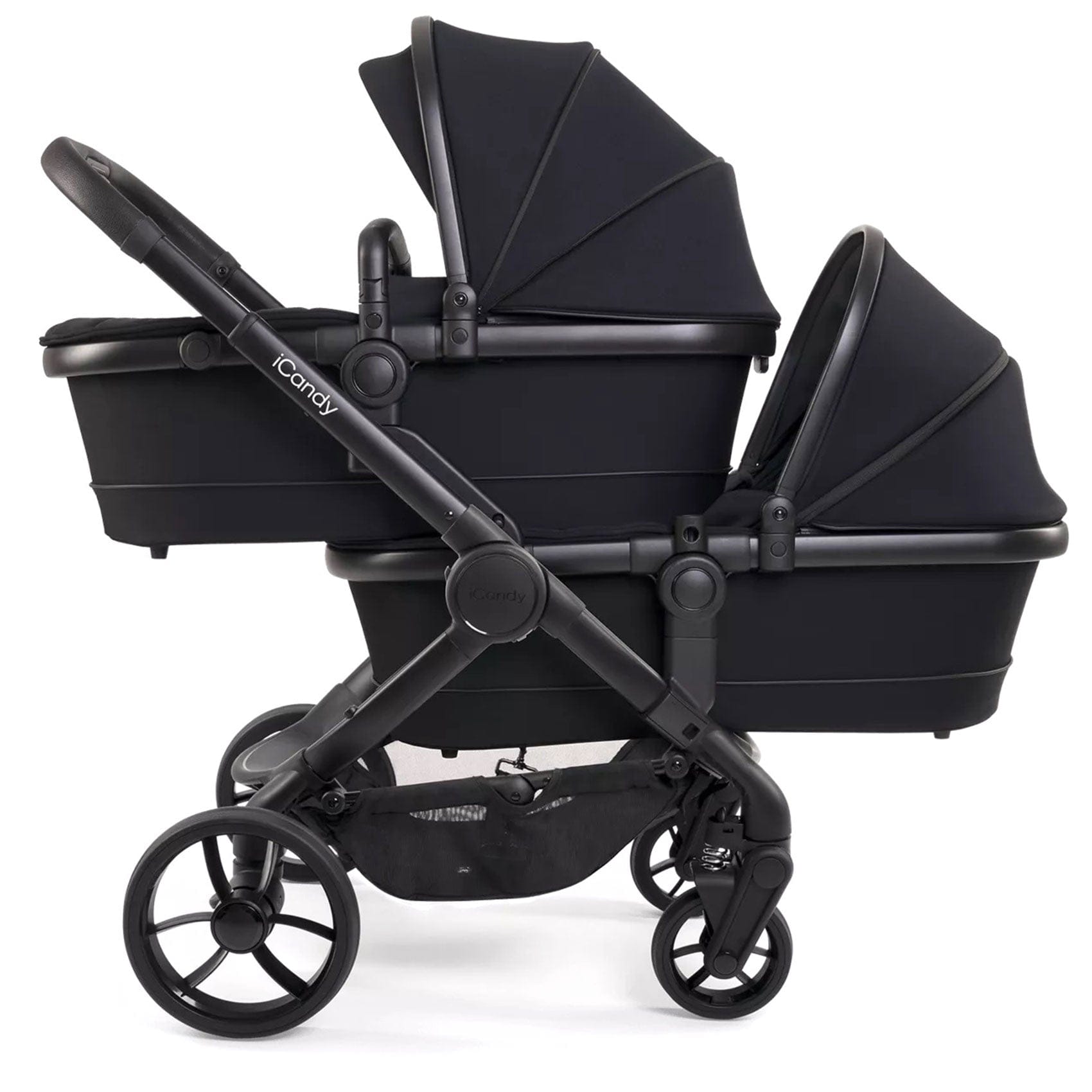 iCandy Peach 7 Twin Cocoon Bundle in Black Double & Twin Prams IC2994 5010334058122