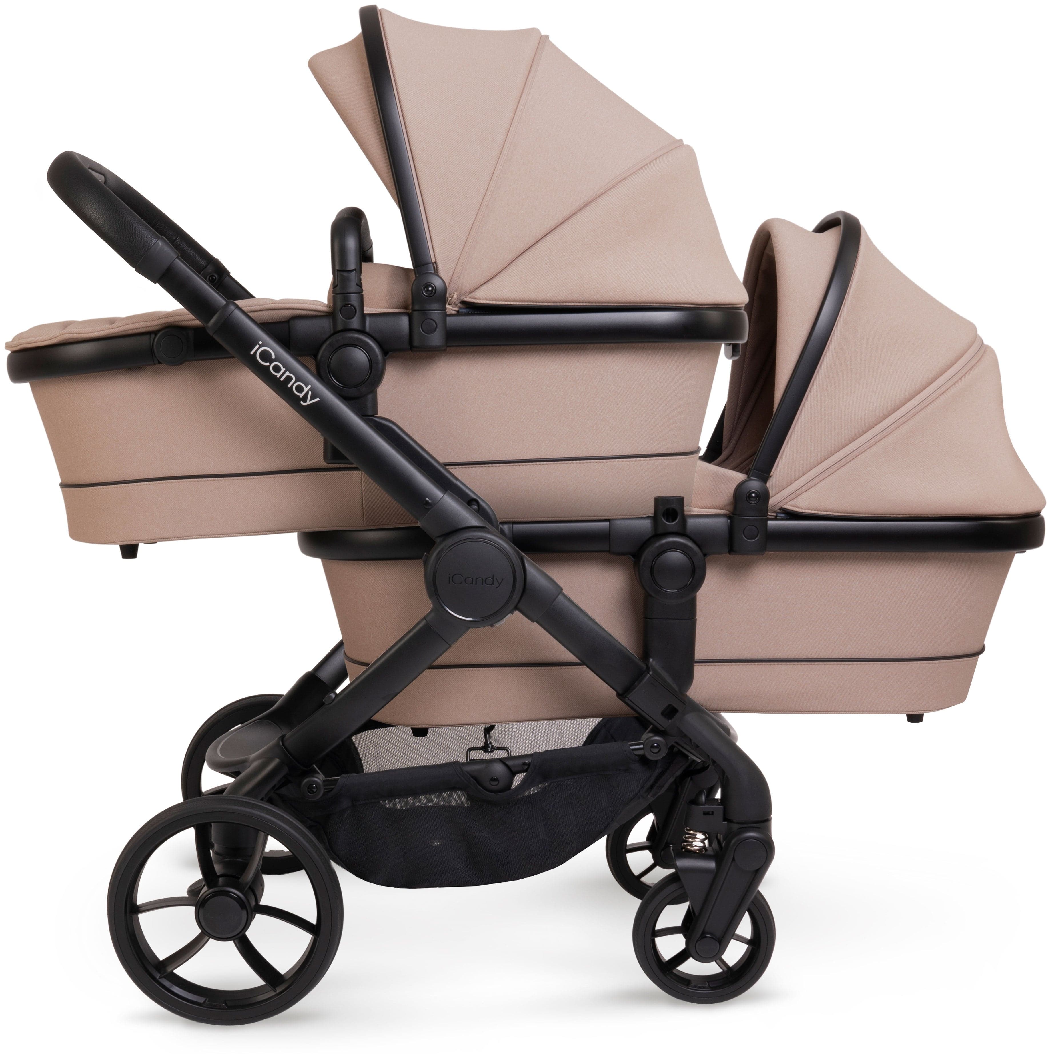 iCandy Peach 7 Twin Cocoon Bundle in Cookie Double & Twin Prams IC2997 5010334058153