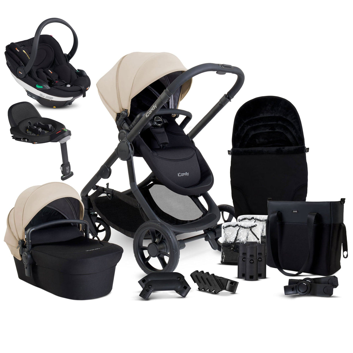 iCandy Orange 4 BeSafe Travel System in Latte Travel Systems 17844-LAT 5010334057255