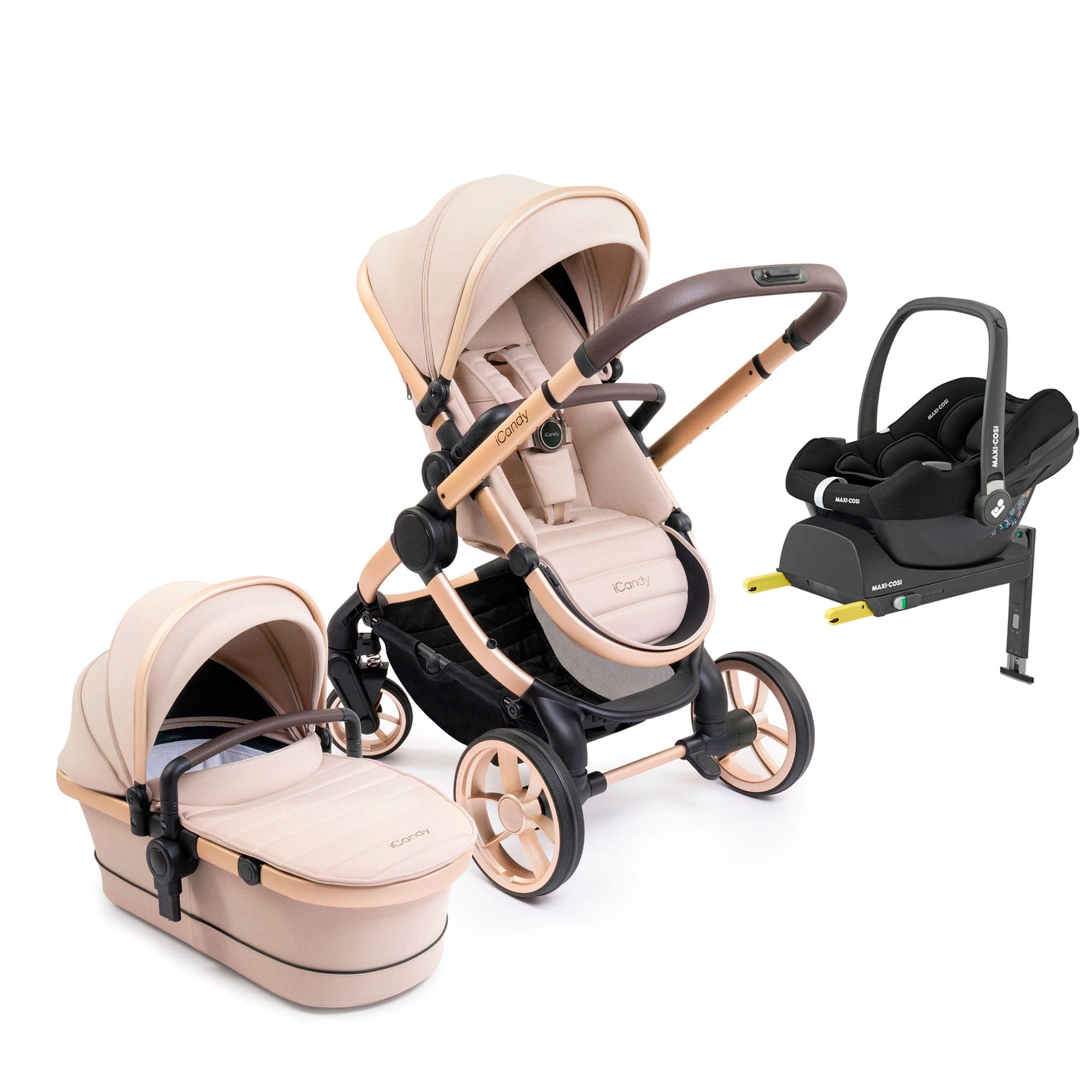 iCandy Peach Maxi-Cosi Combo Set in Biscotti
