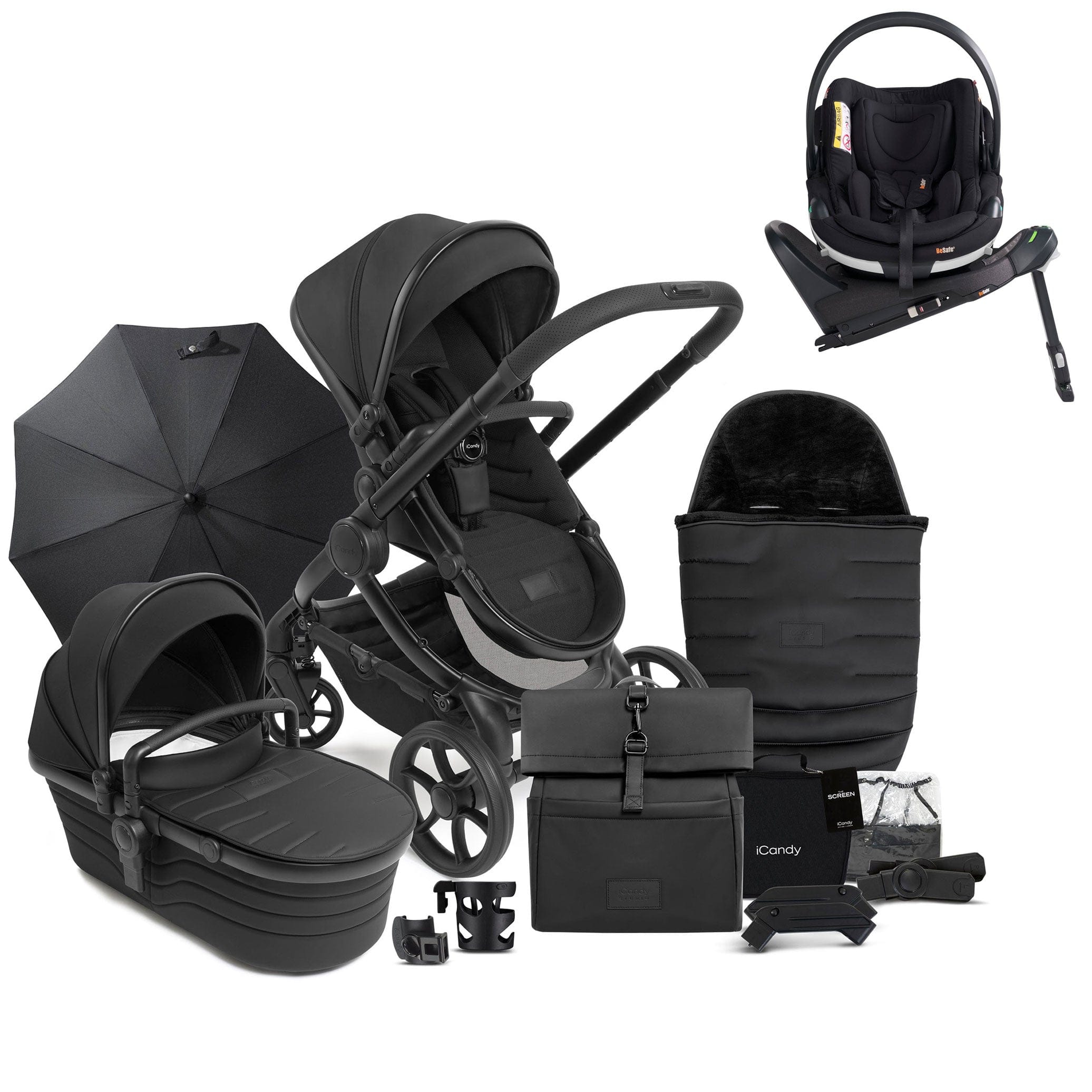 iCandy Peach 7 Studio Complete BeSafe Bundle in Zenith Travel Systems 18691-STU-BSF-CPL 5010334060972