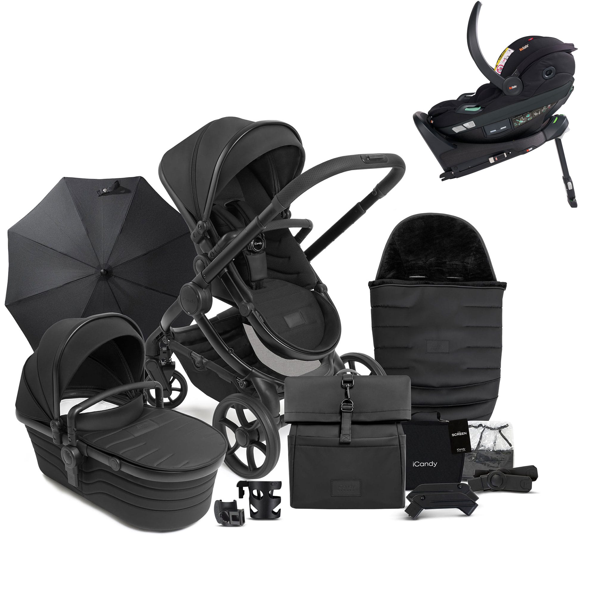 iCandy Peach 7 Studio Complete BeSafe Bundle in Zenith Travel Systems 18691-STU-BSF-CPL 5010334060972