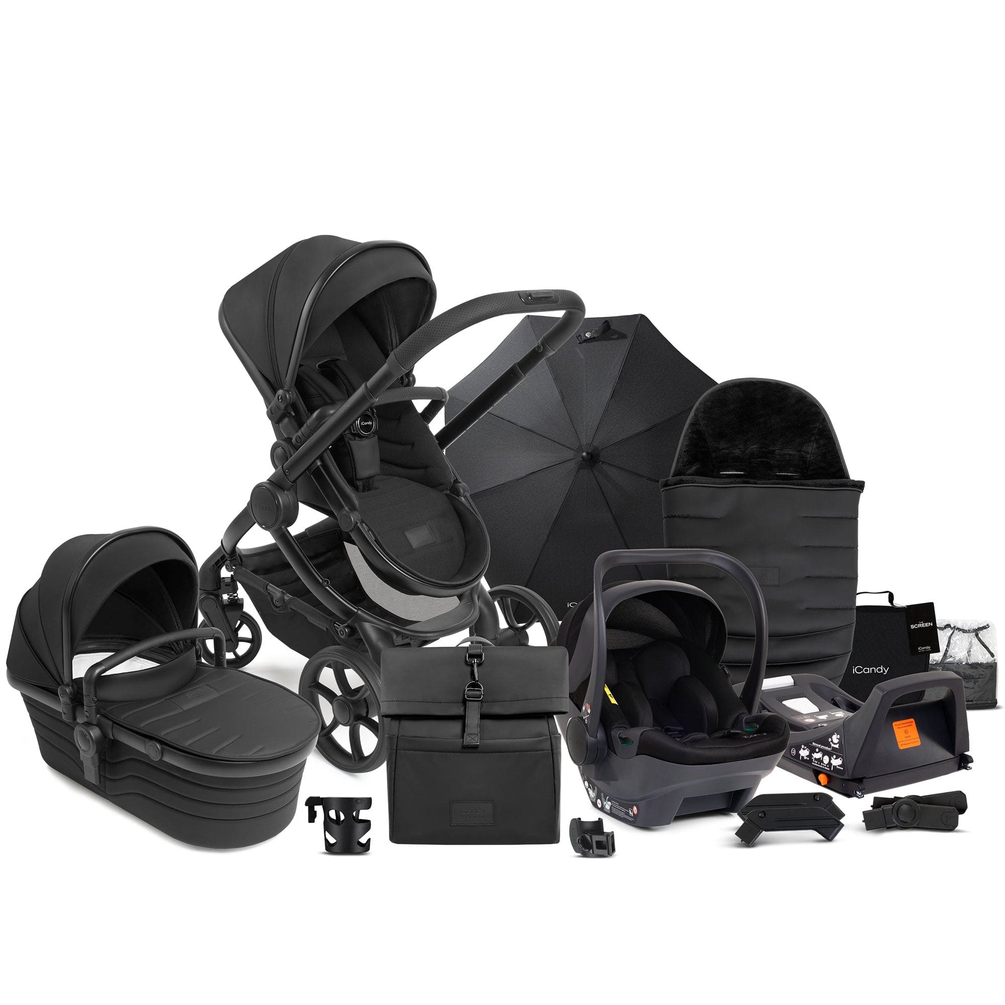 iCandy Peach 7 Studio Complete Bundle with Cocoon & Base in Zenith Travel Systems IC3202 5010334061016