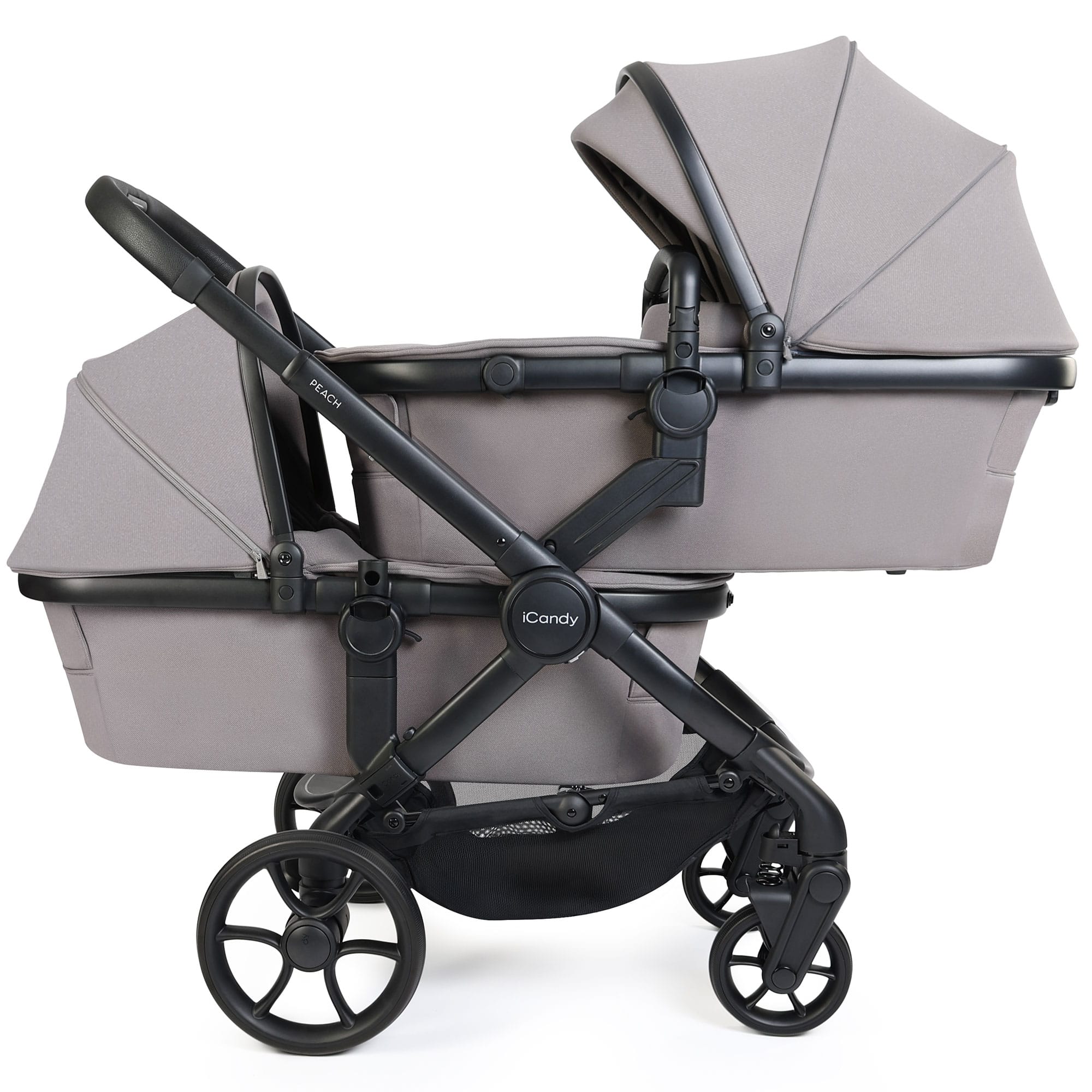 iCandy Peach 8 Twin Complete Cybex Travel System in Porcini Travel Systems