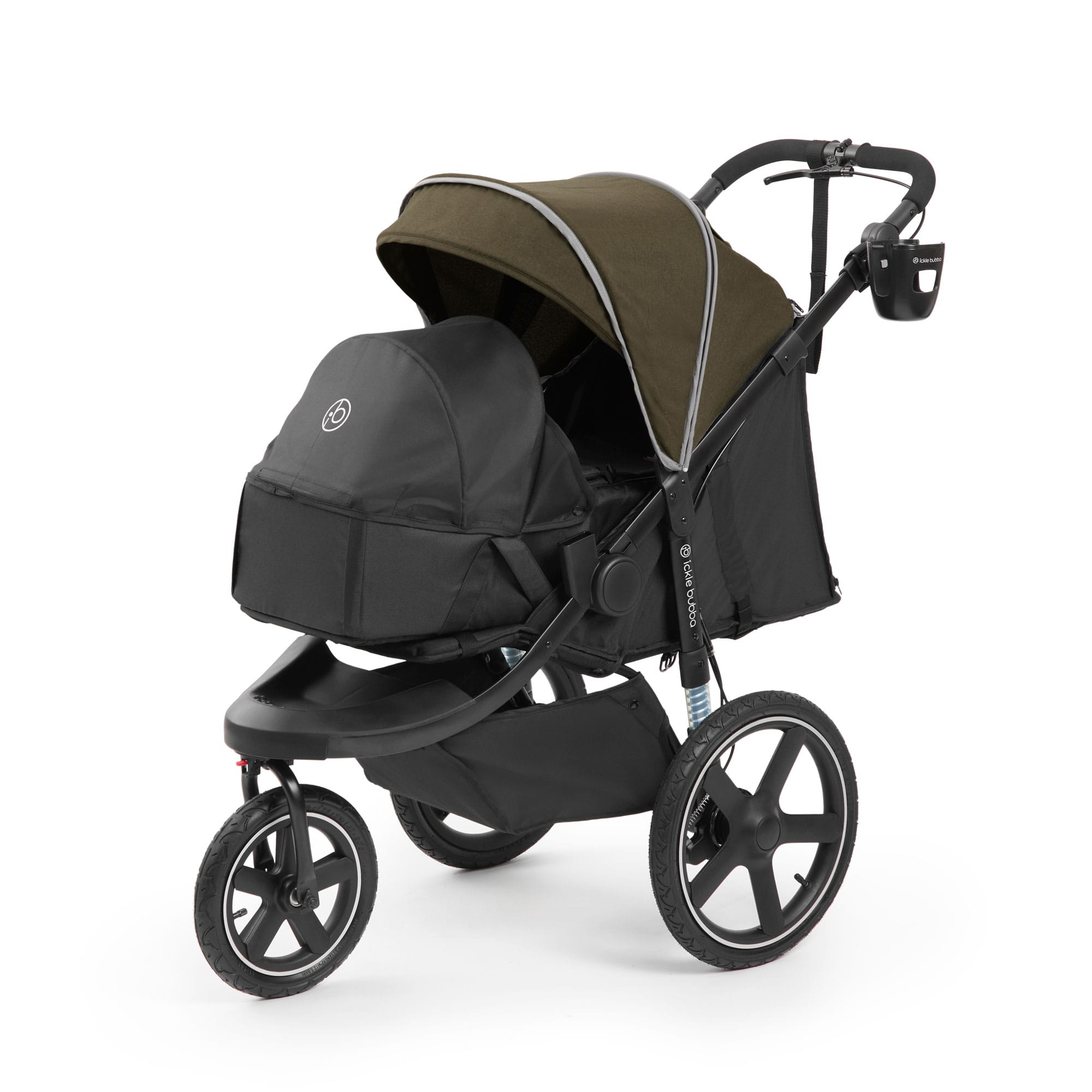 Ickle Bubba Venus Jogger Pro Prime Stroller - Woodland 3 Wheelers 18-005-300-066 5056515036572