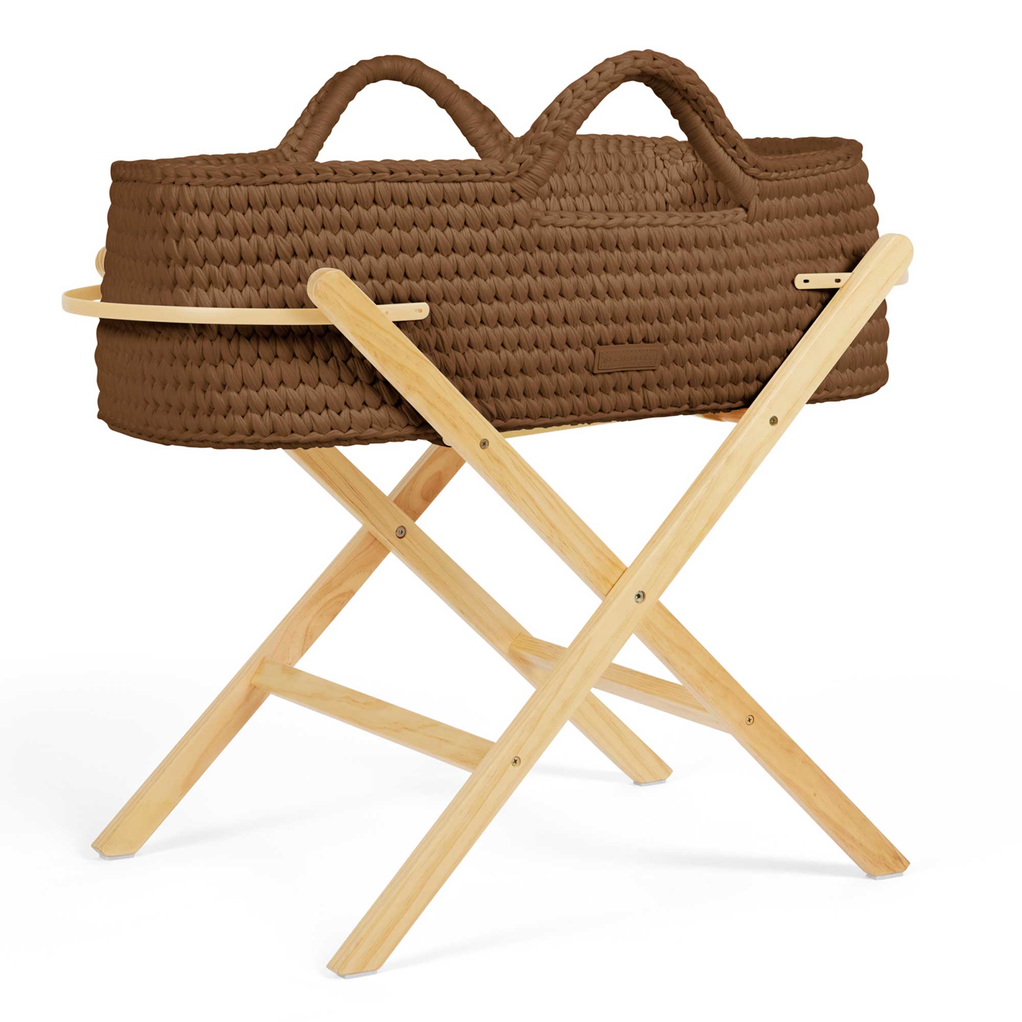 Nova Moses Basket & Stand in Mocha/Pine Moses Baskets & Stands 67-003-000-814 5056515014488