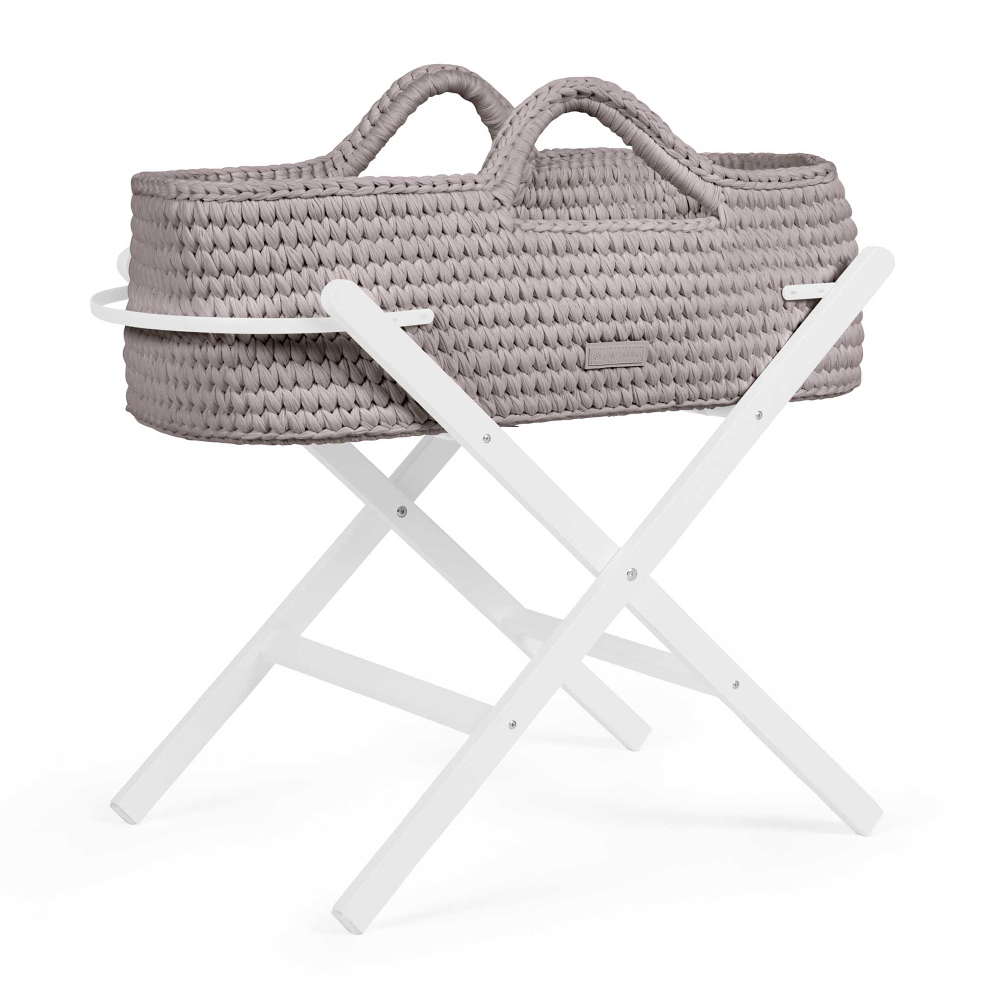 Nova Moses Basket & Stand in Tawny/White Moses Baskets & Stands 67-003-000-818 5056515014495