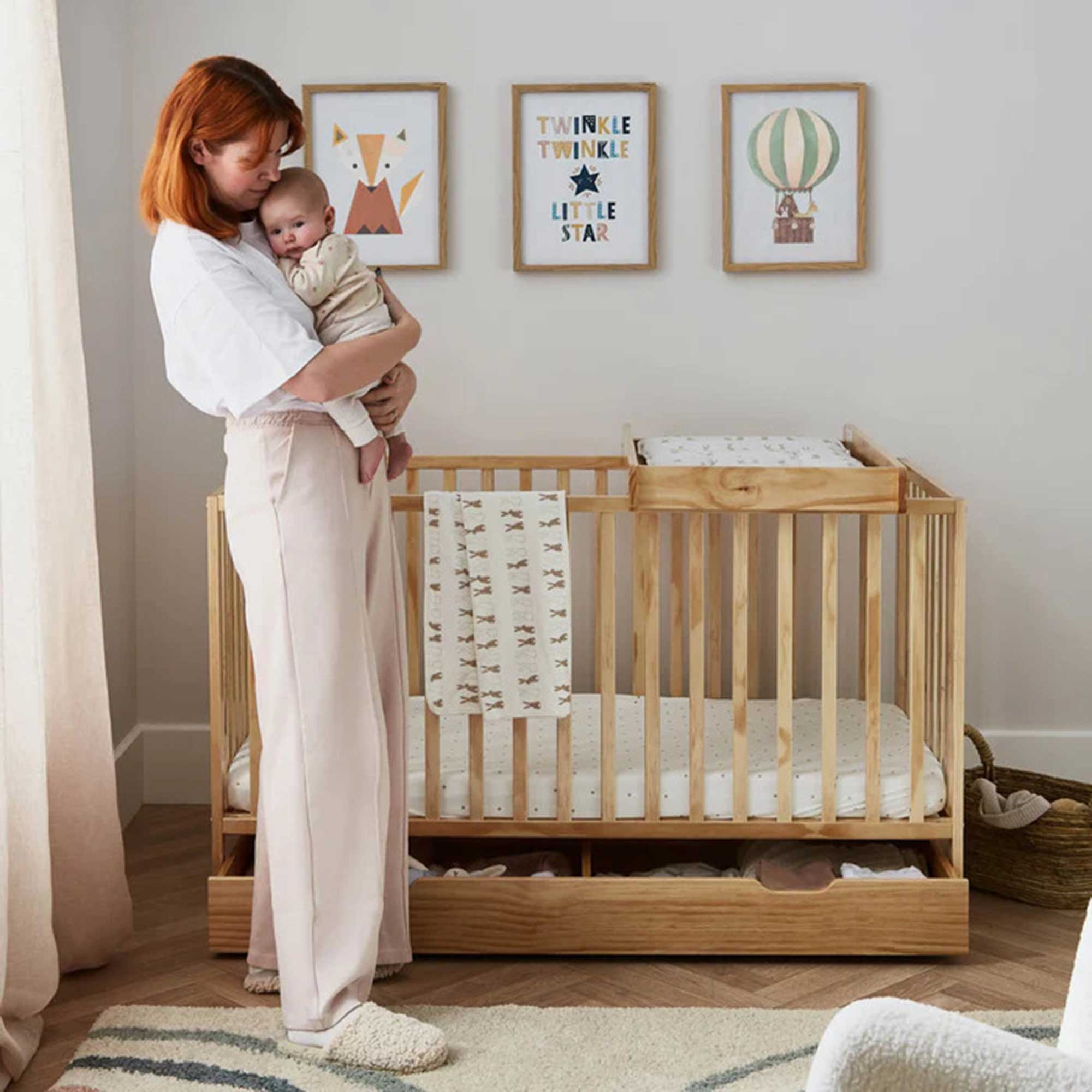 Ickle Bubba Hartley Classic 2 Piece Furniture Set in Pine Nursery Room Sets