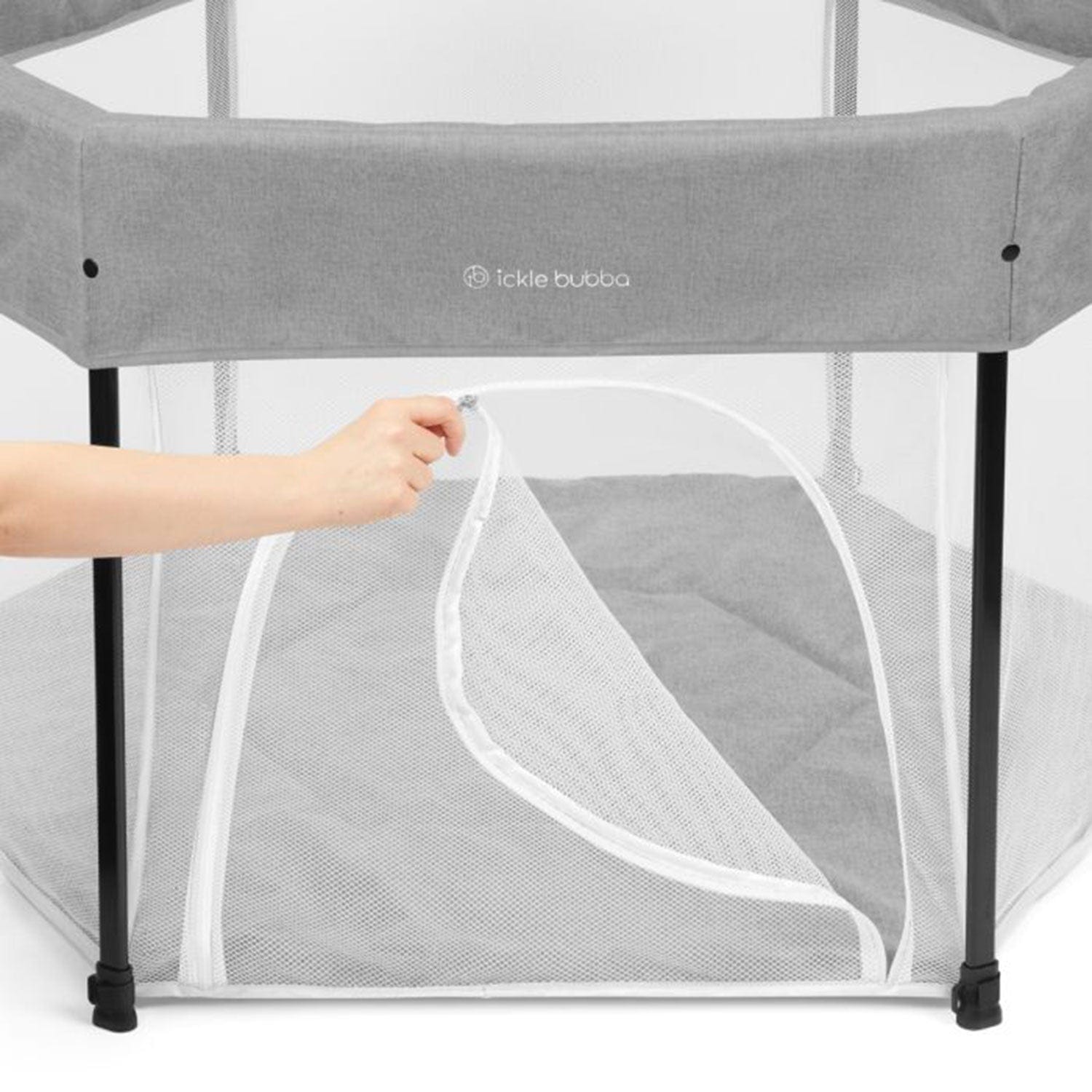 Ickle Bubba Fiesta Pop Up Playpen in Space Grey Playmats & Gyms 66-001-000-068 5056515035438